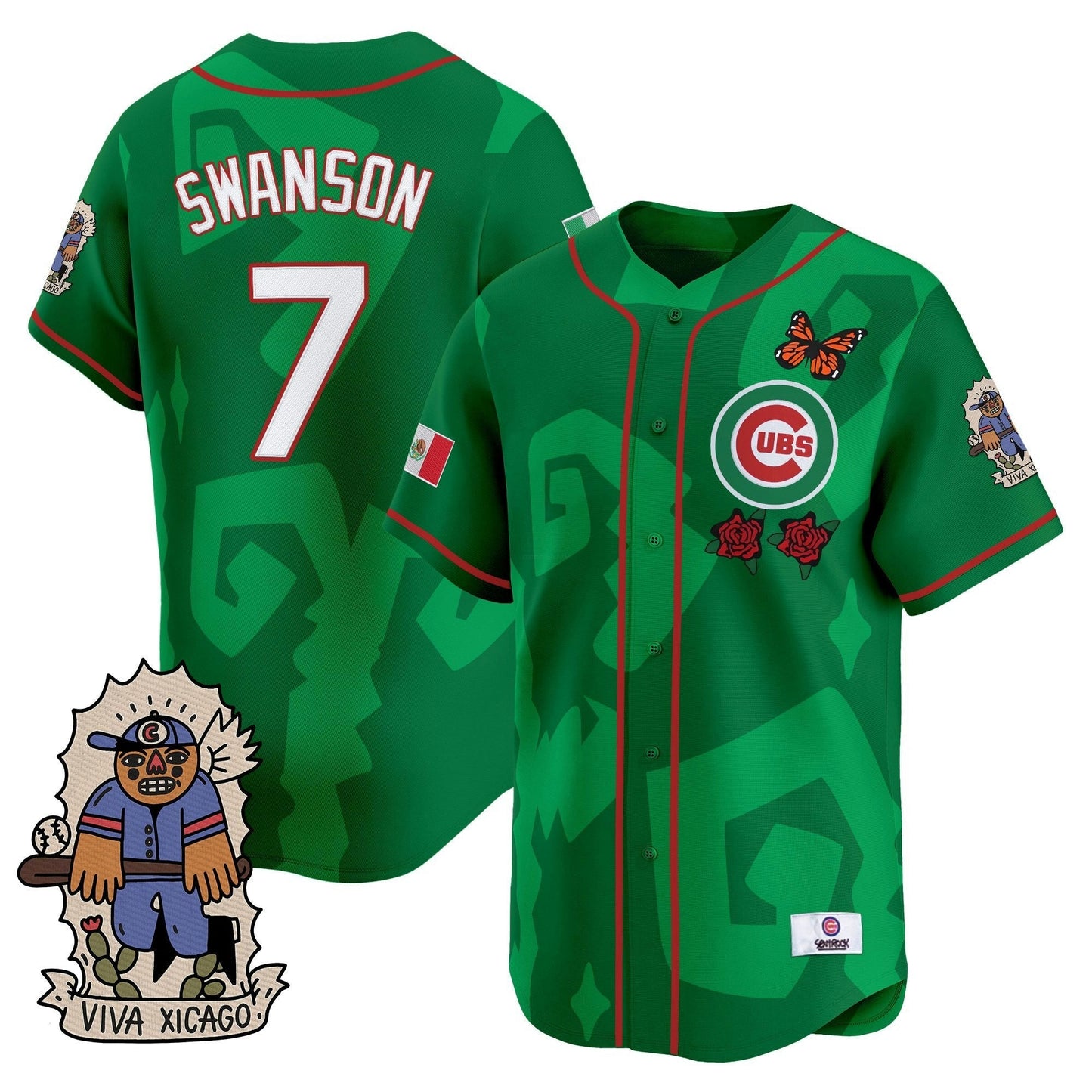 Camisa MLB Men’s 2025 Chicago Mexican Heritage Vapor Premier Limited Jersey – Stitched