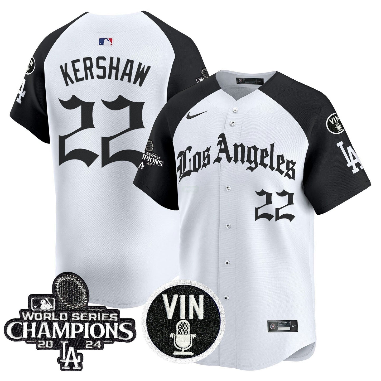 Camisa MLB Men’s 2025 LA Gothic Style Vapor Premier Limited Jersey