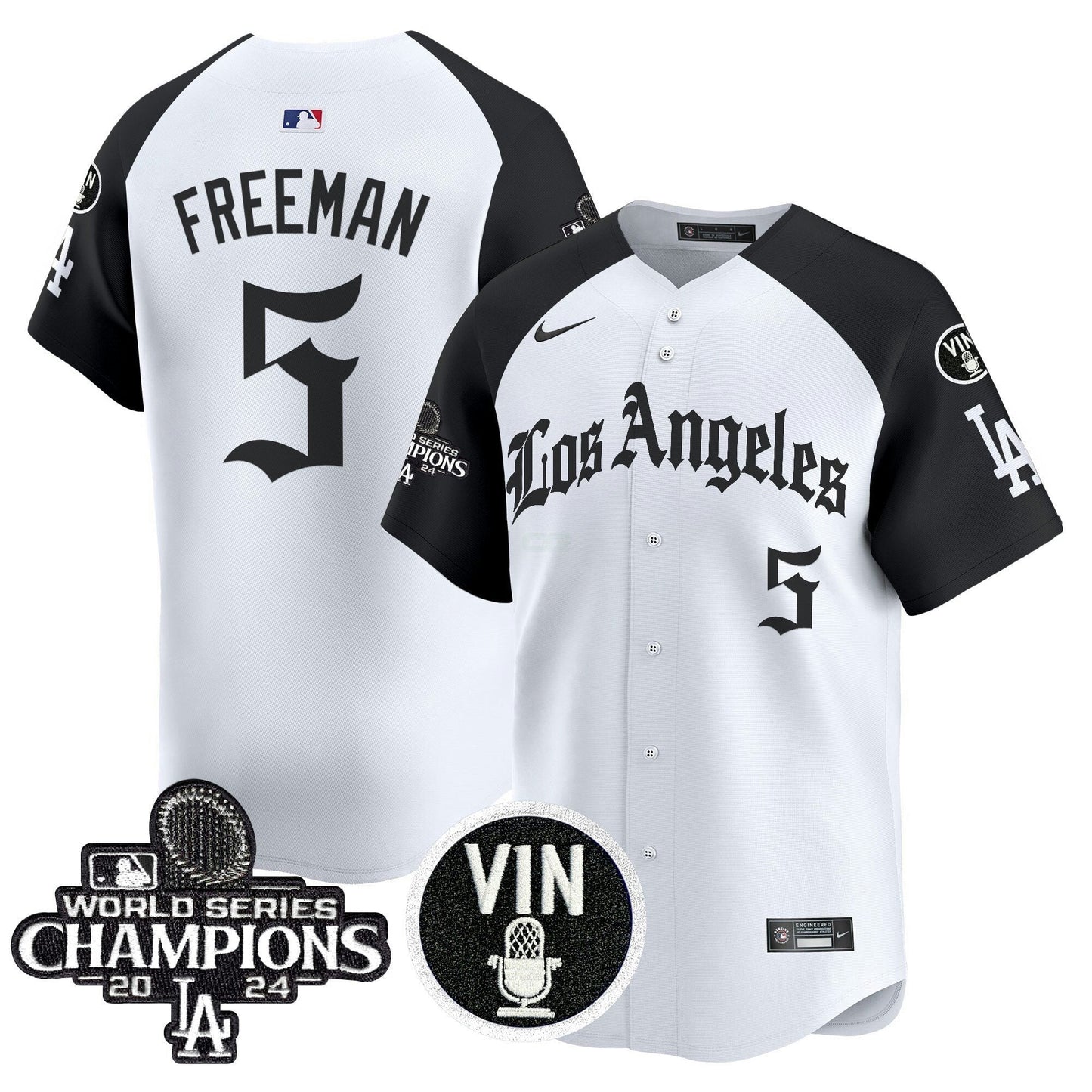 Camisa MLB Men’s 2025 LA Gothic Style Vapor Premier Limited Jersey