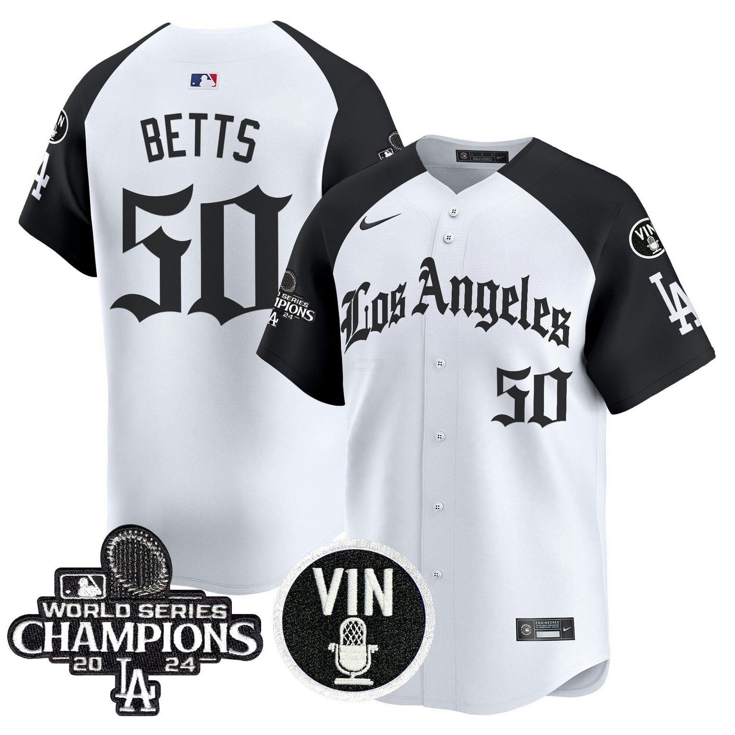 Camisa MLB Men’s 2025 LA Gothic Style Vapor Premier Limited Jersey