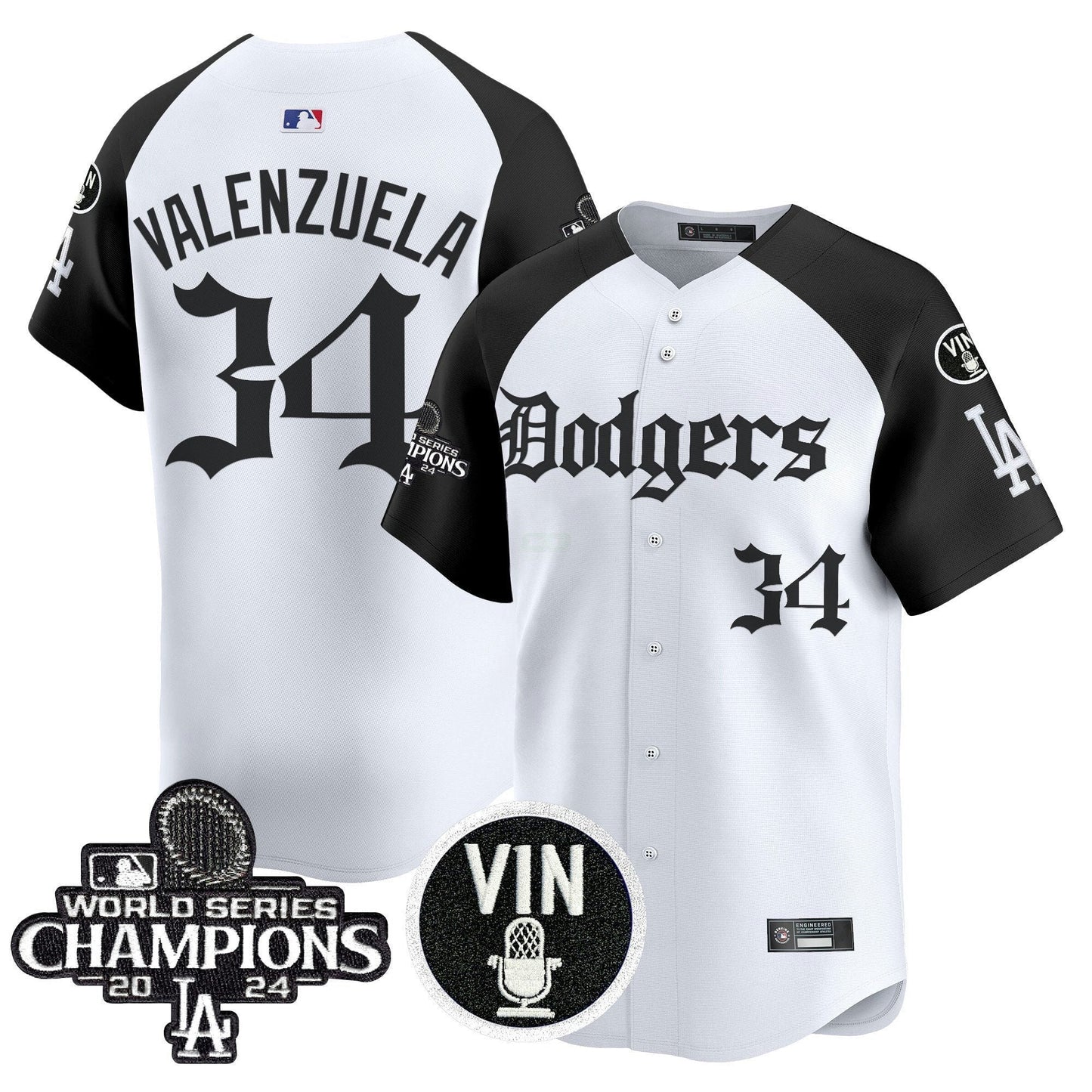 Camisa MLB Men’s 2025 LA Gothic Style Vapor Premier Limited Jersey V2