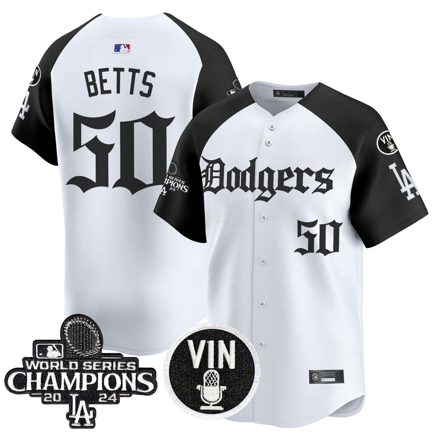 Camisa MLB Men’s 2025 LA Gothic Style Vapor Premier Limited Jersey V2