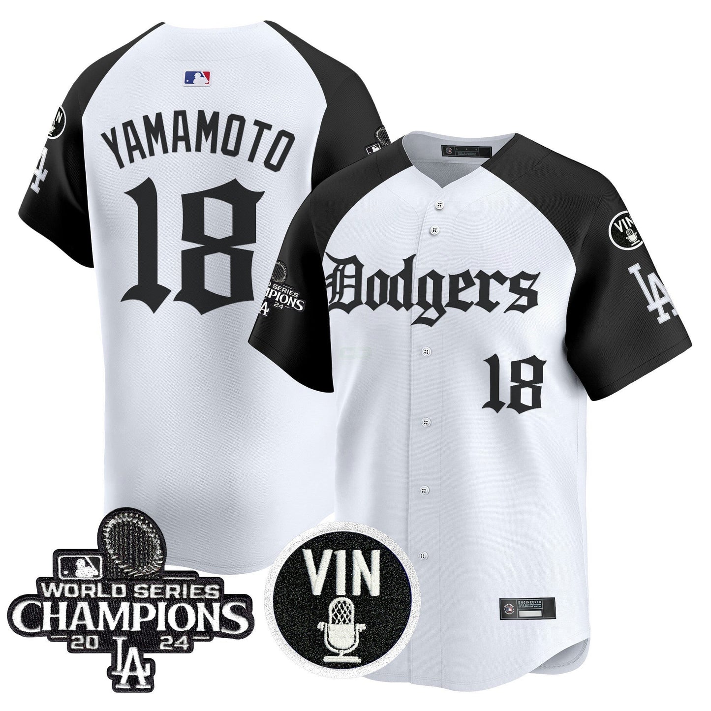 Camisa MLB Men’s 2025 LA Gothic Style Vapor Premier Limited Jersey V2