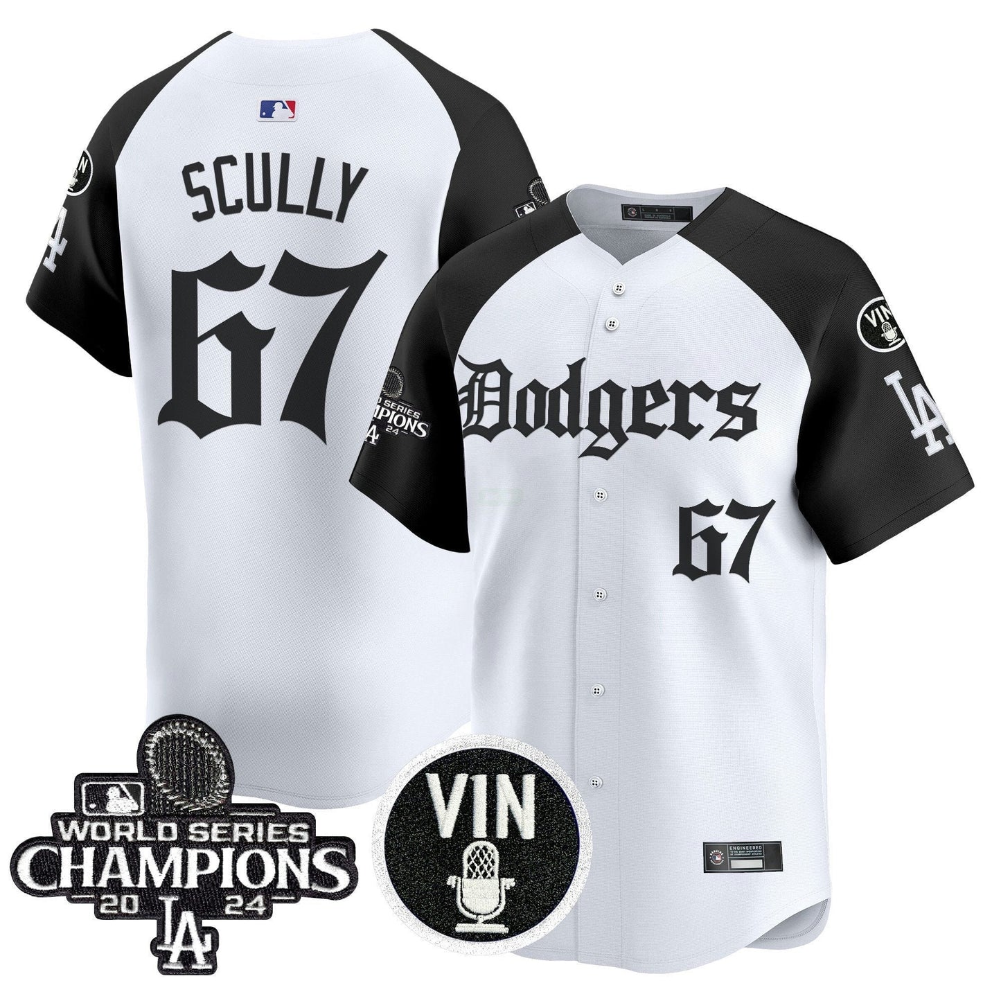 Camisa MLB Men’s 2025 LA Gothic Style Vapor Premier Limited Jersey V2