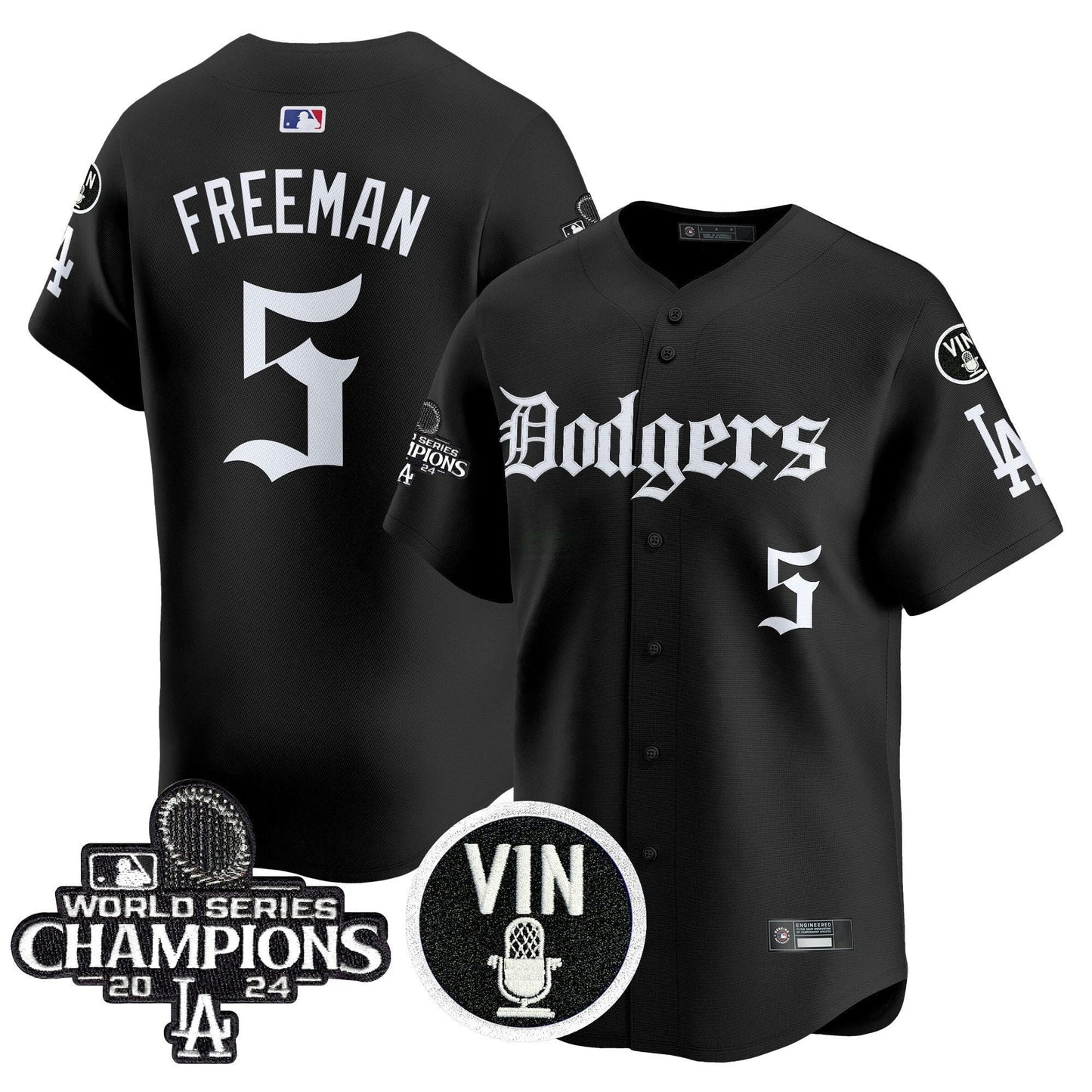 Camisa MLB Men’s 2025 LA Gothic Style Vapor Premier Limited Jersey V2