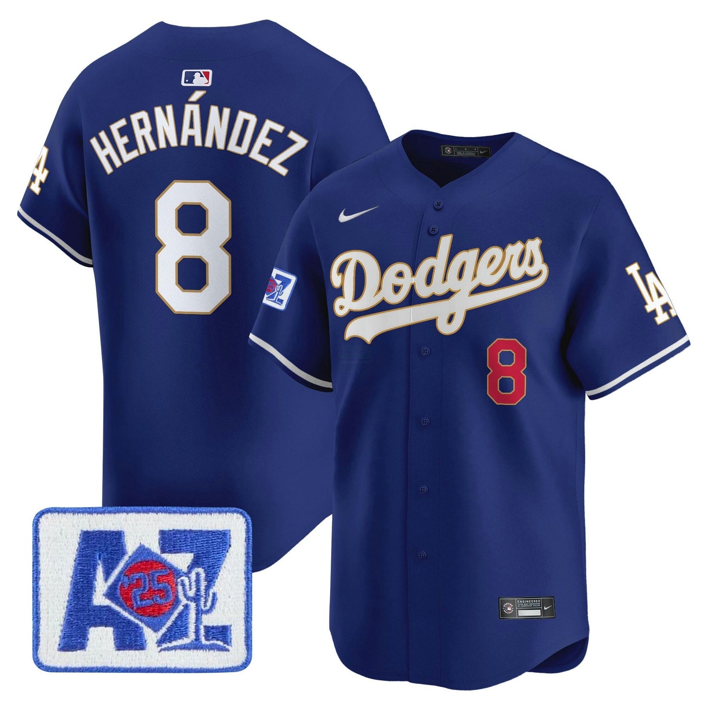 Camisa MLB Los Angeles Dodgers Men’s 2025 Spring Training Patch Vapor Premier Limited Jersey