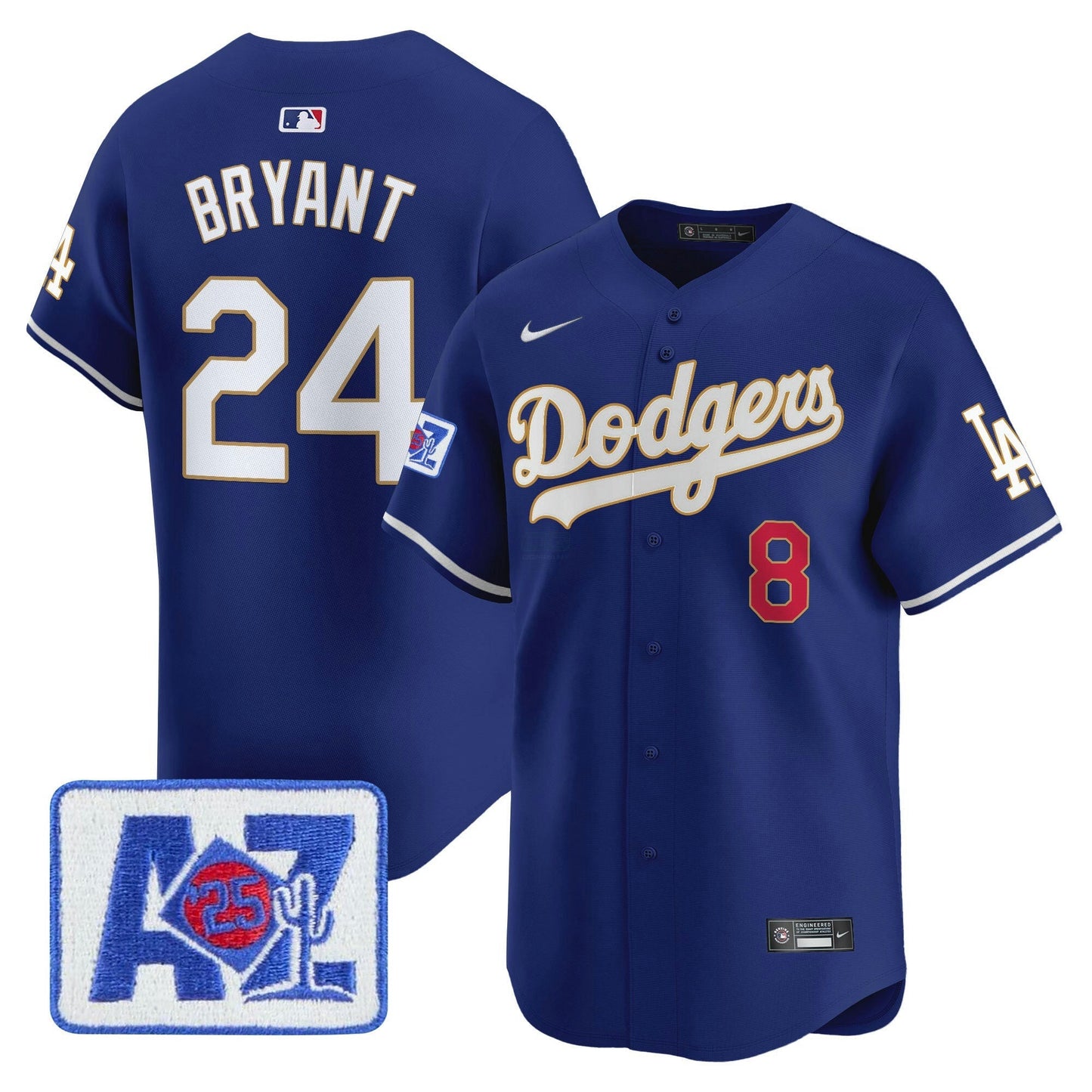 Camisa MLB Los Angeles Dodgers Men’s 2025 Spring Training Patch Vapor Premier Limited Jersey