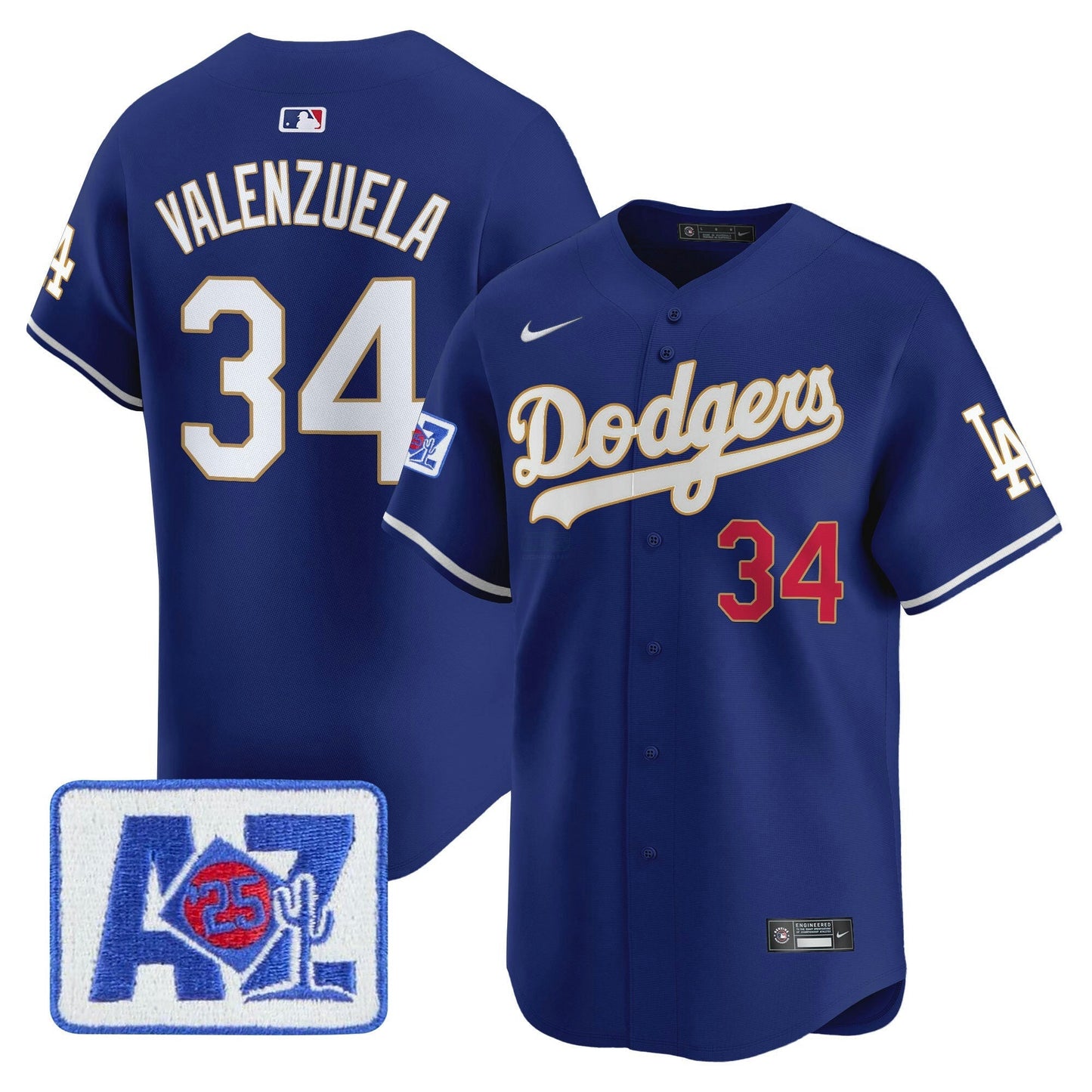 Camisa MLB Los Angeles Dodgers Men’s 2025 Spring Training Patch Vapor Premier Limited Jersey