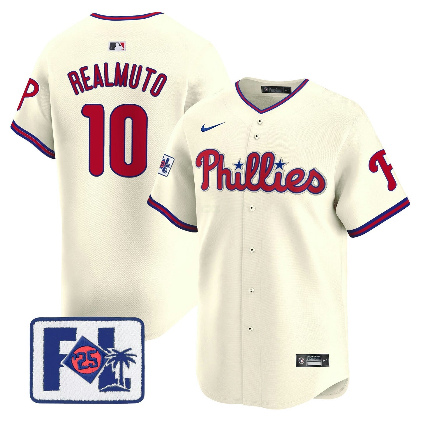 Camisa MLB Philadelphia Phillies Men’s 2025 Spring Training Patch Vapor Premier Limited Jersey