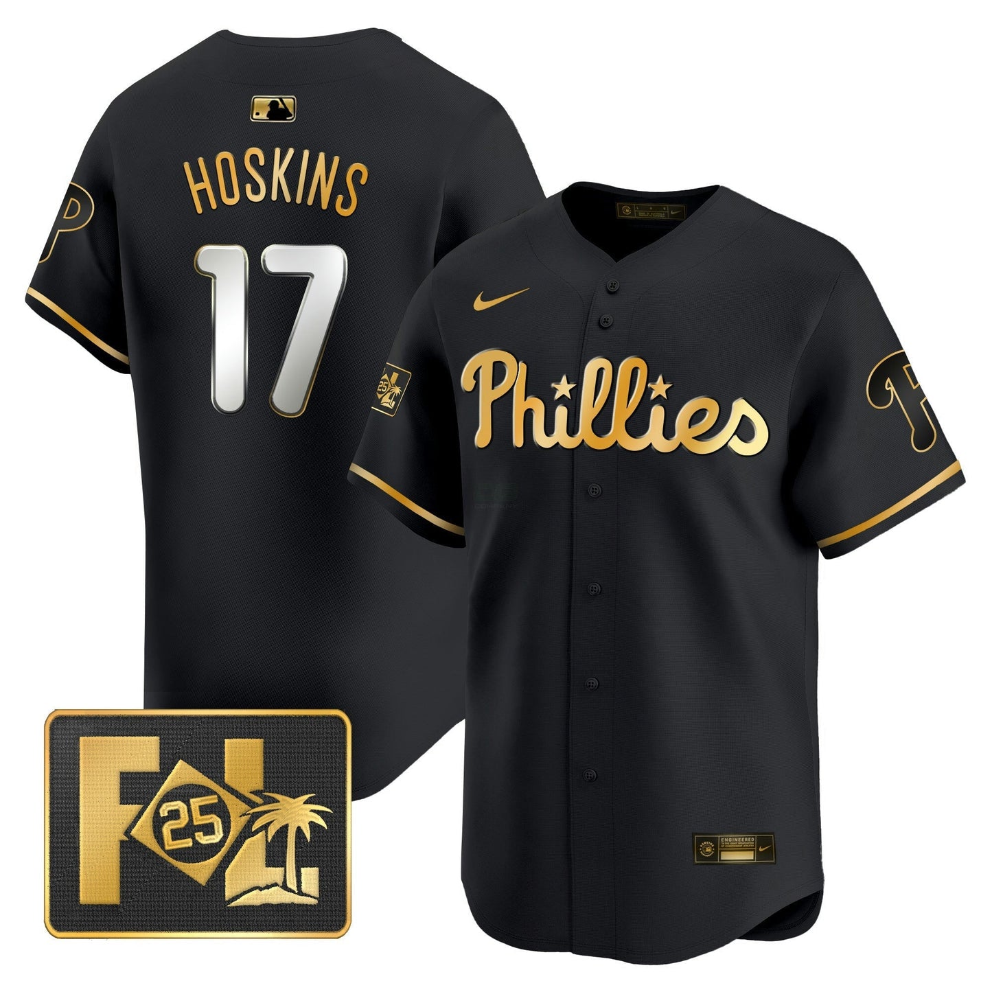 Camisa MLB Philadelphia Phillies Men’s 2025 Spring Training Patch Vapor Premier Limited Jersey