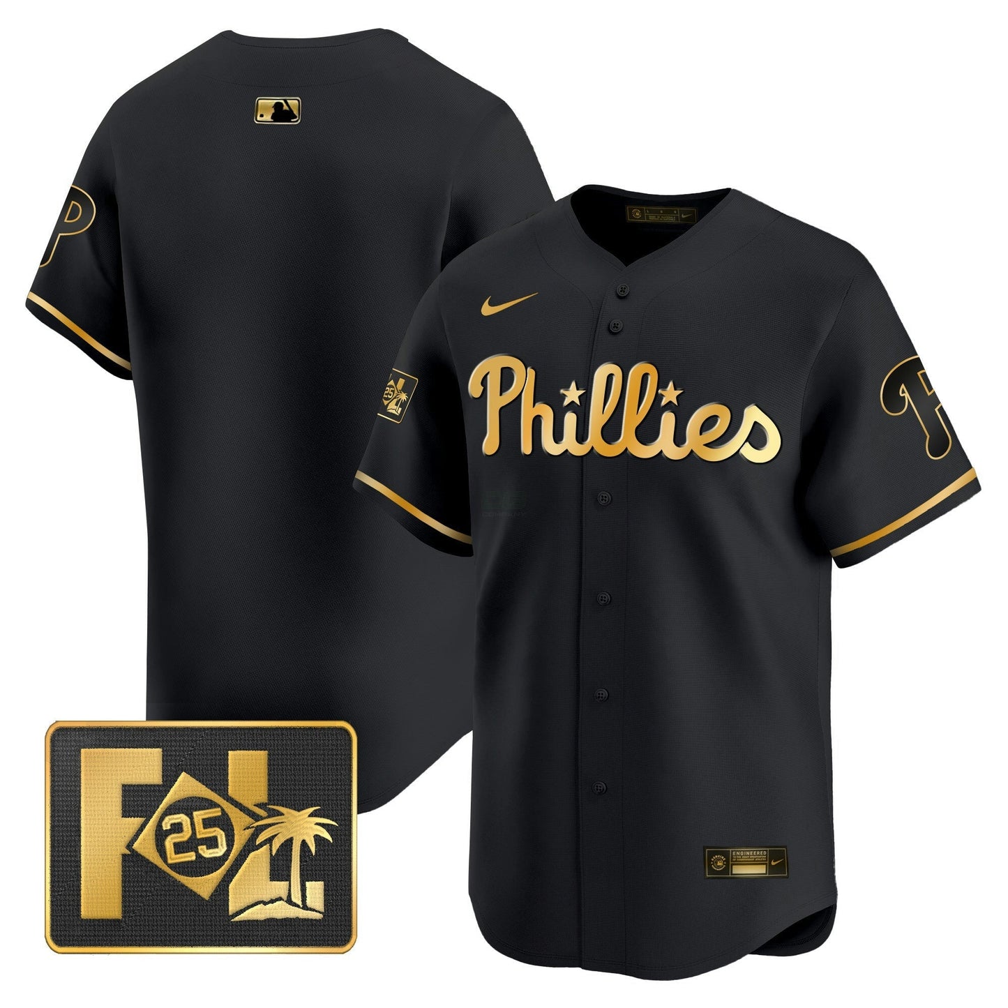 Camisa MLB Philadelphia Phillies Men’s 2025 Spring Training Patch Vapor Premier Limited Jersey