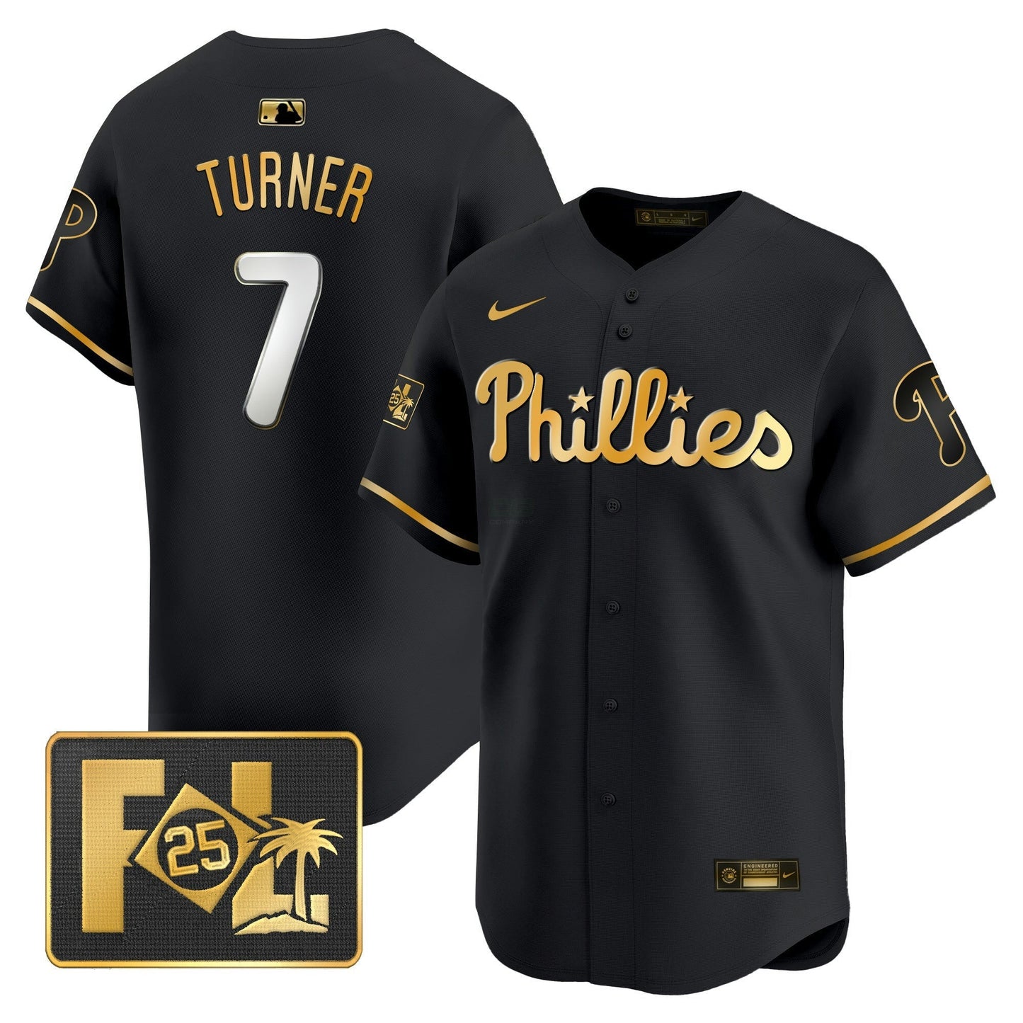 Camisa MLB Philadelphia Phillies Men’s 2025 Spring Training Patch Vapor Premier Limited Jersey
