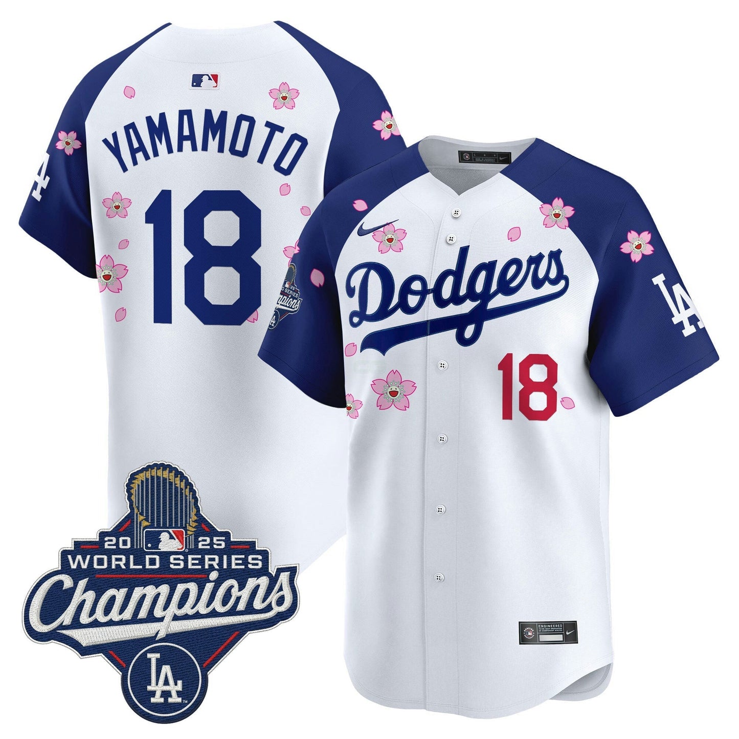 Camisa MLB Men’s 2025 World Series Champions x Tokyo Series Vapor Premier Limited Jersey – Stitched