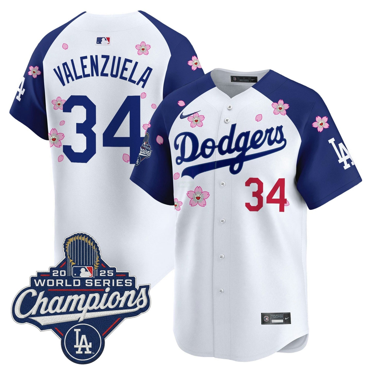 Camisa MLB Men’s 2025 World Series Champions x Tokyo Series Vapor Premier Limited Jersey – Stitched