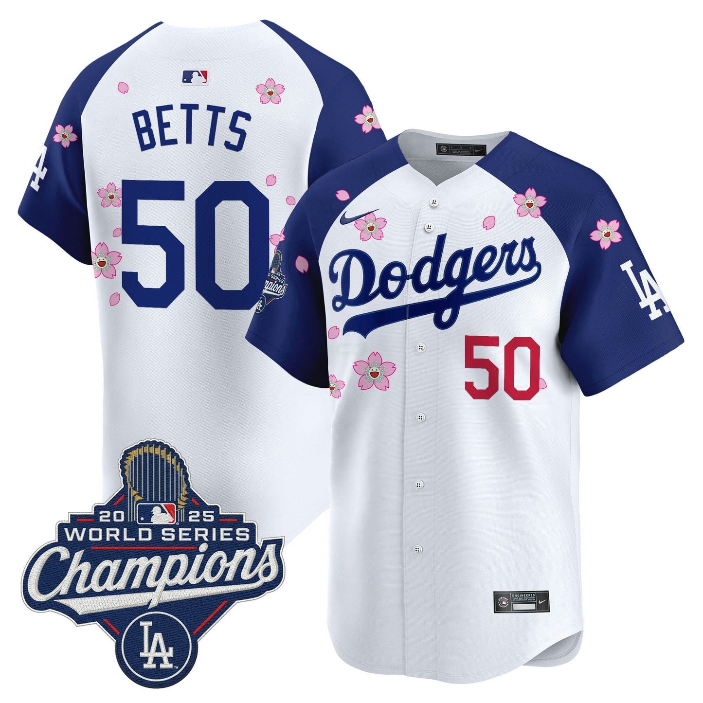 Camisa MLB Men’s 2025 World Series Champions x Tokyo Series Vapor Premier Limited Jersey – Stitched