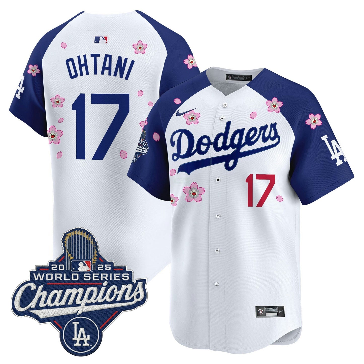 Camisa MLB Men’s 2025 World Series Champions x Tokyo Series Vapor Premier Limited Jersey – Stitched
