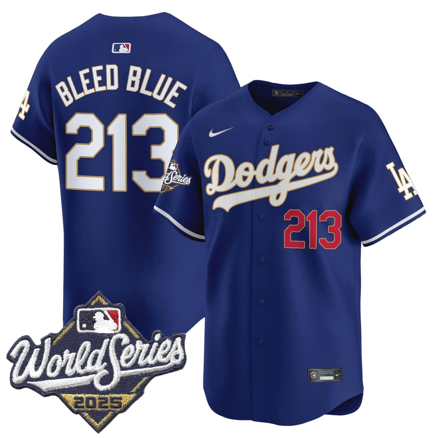 Camisa MLB Men’s 2025 World Series Dourada Trim Vapor Premier Limited Jersey