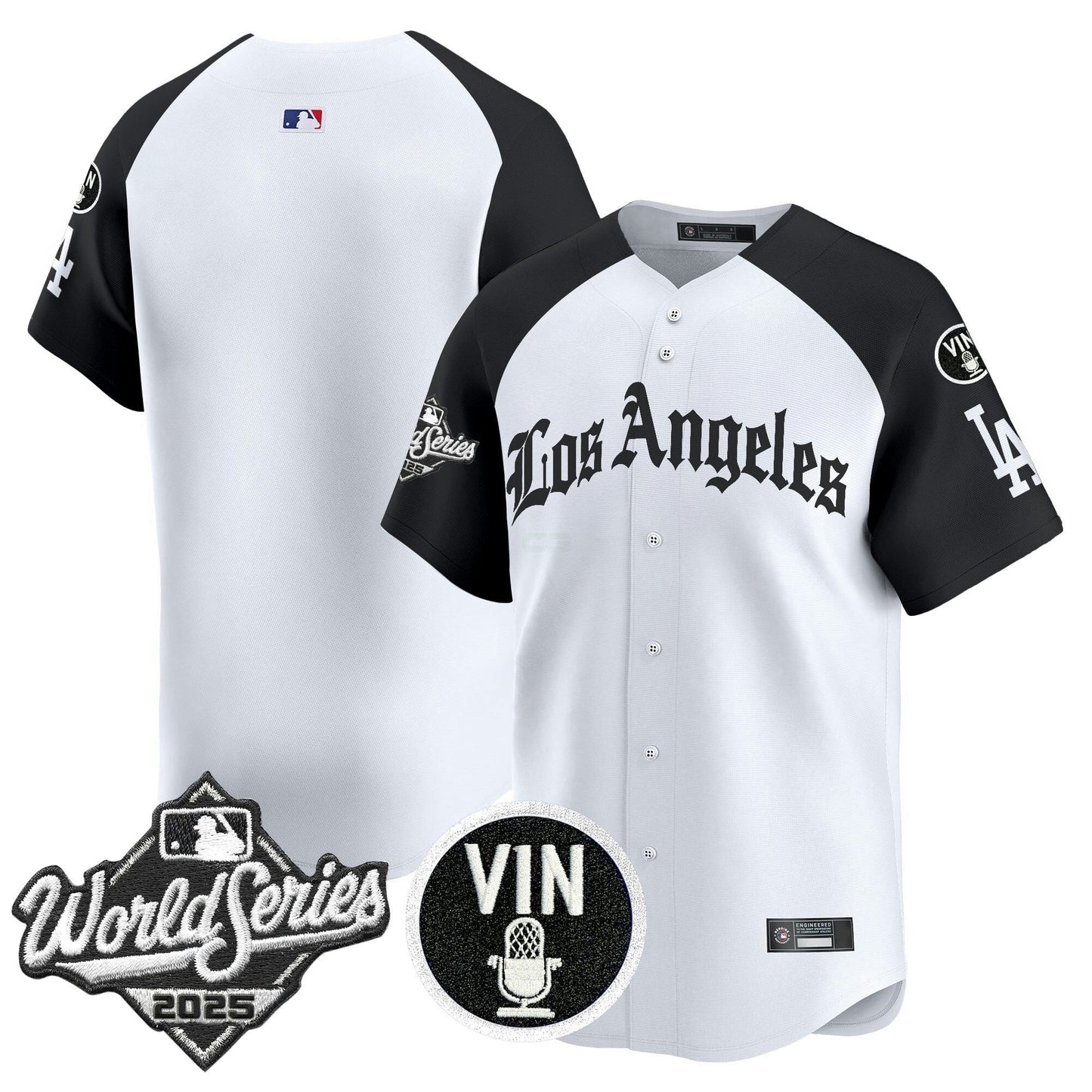 Camisa MLB Men’s 2025 World Series Vapor Premier Limited Jersey – LA Gothic Edition
