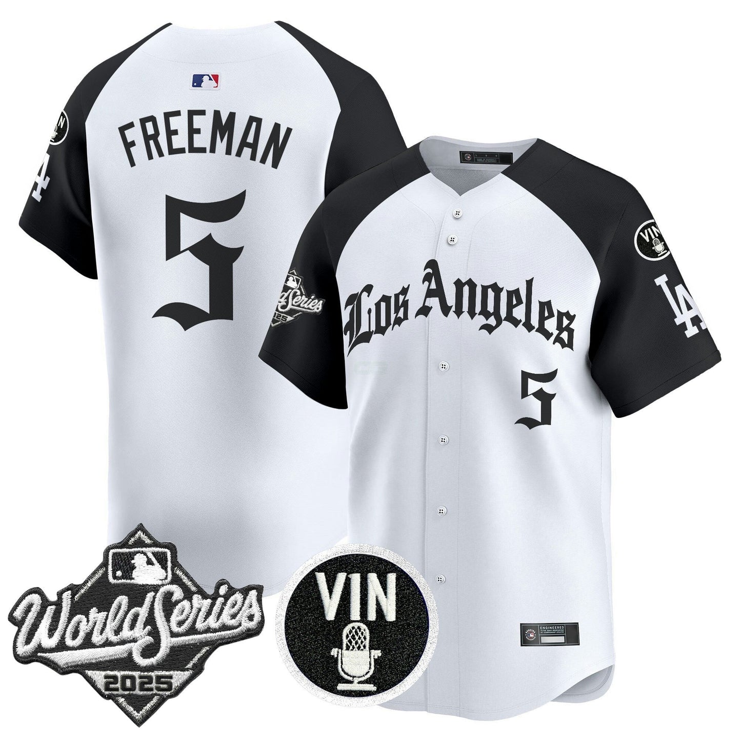 Camisa MLB Men’s 2025 World Series Vapor Premier Limited Jersey – LA Gothic Edition