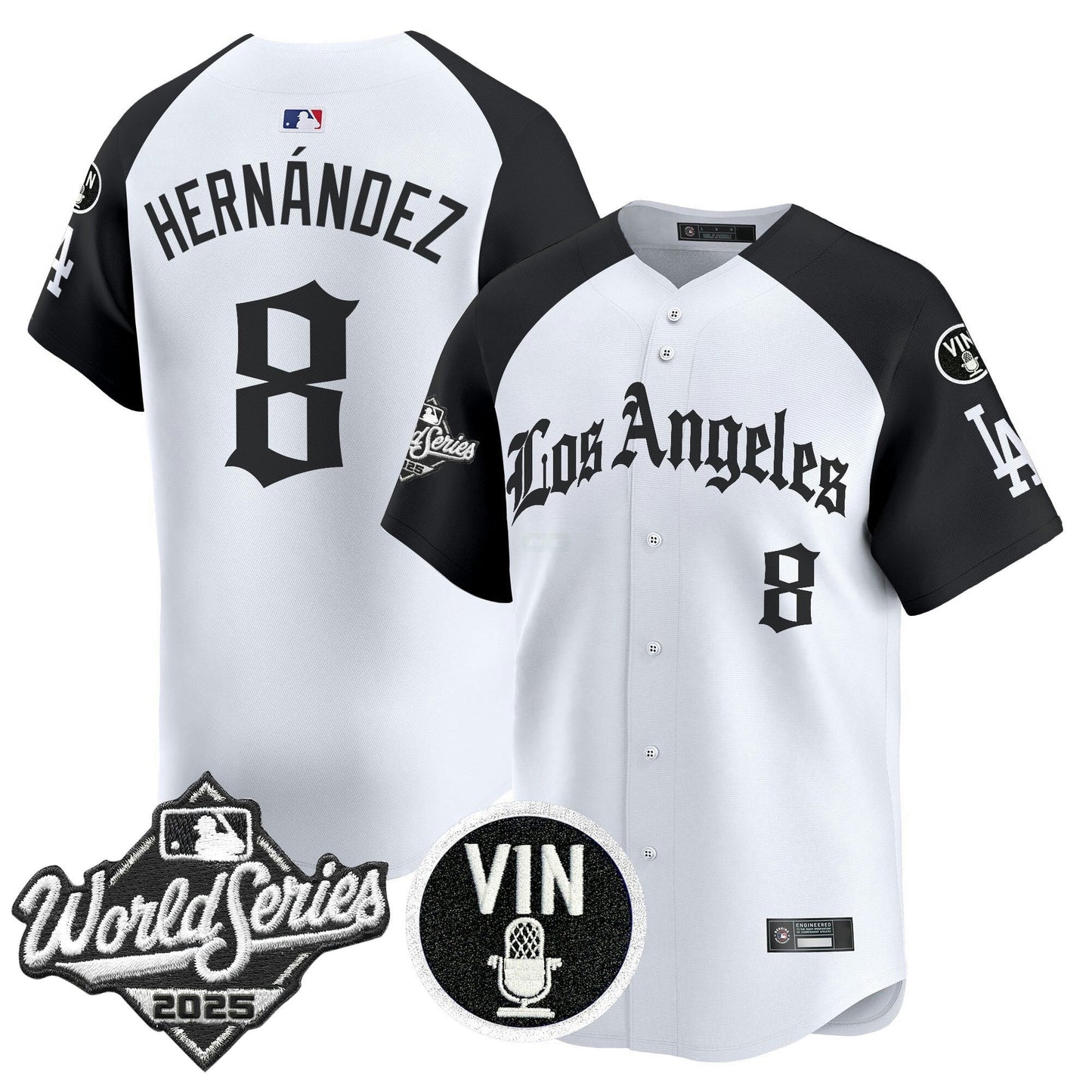 Camisa MLB Men’s 2025 World Series Vapor Premier Limited Jersey – LA Gothic Edition