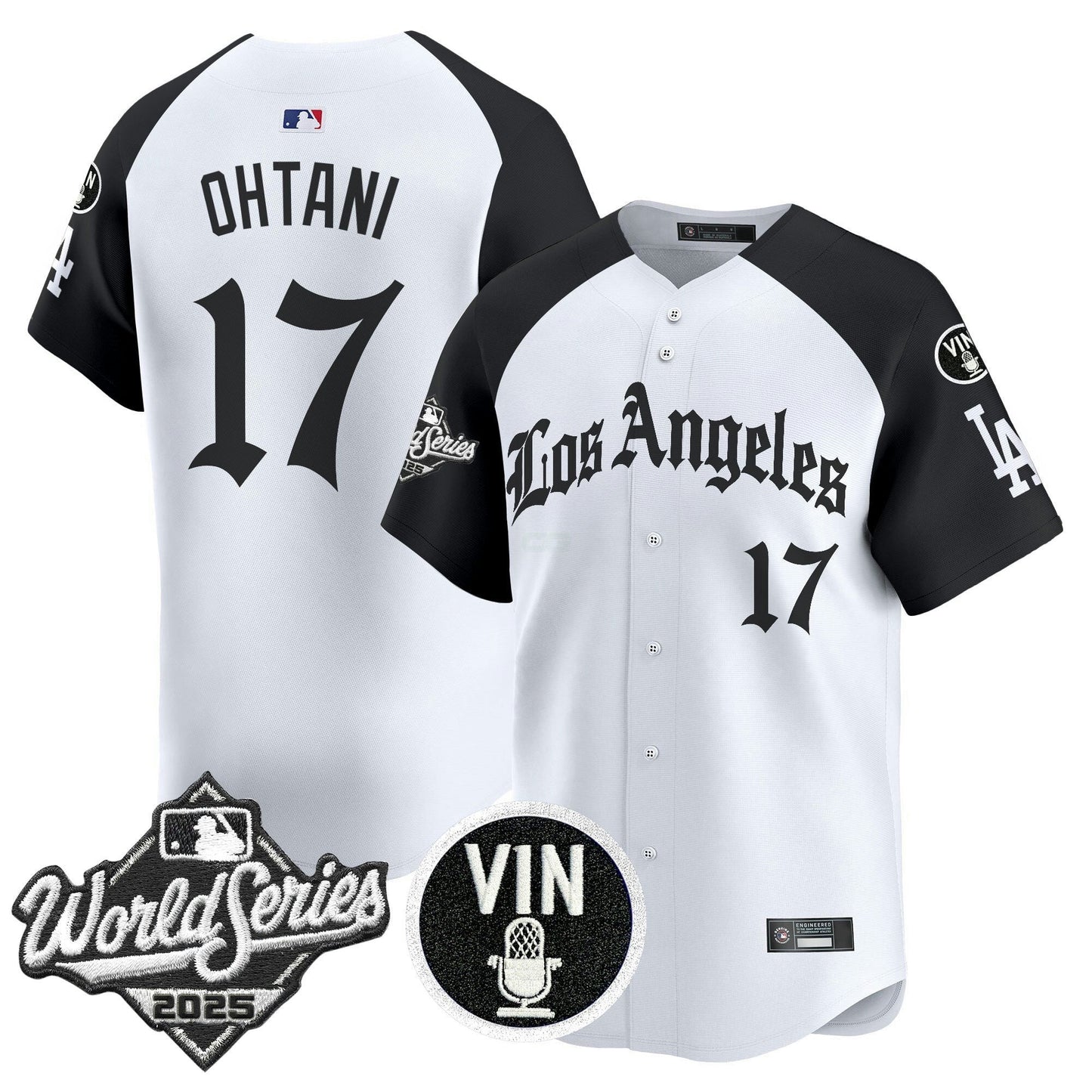 Camisa MLB Men’s 2025 World Series Vapor Premier Limited Jersey – LA Gothic Edition