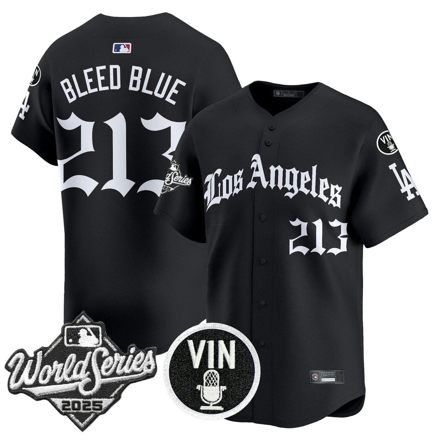 Camisa MLB Men’s 2025 World Series Vapor Premier Limited Jersey – LA Gothic Edition