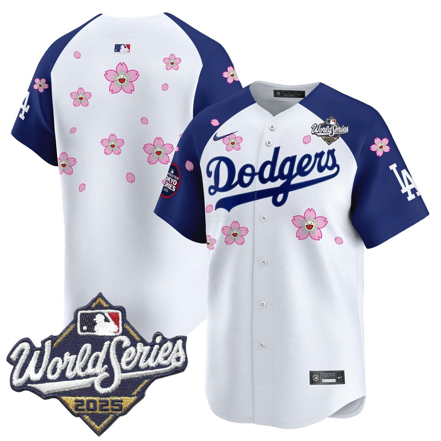 Camisa MLB Men’s 2025 World Series x Tokyo Series Vapor Premier Limited Jersey V2 – Stitched