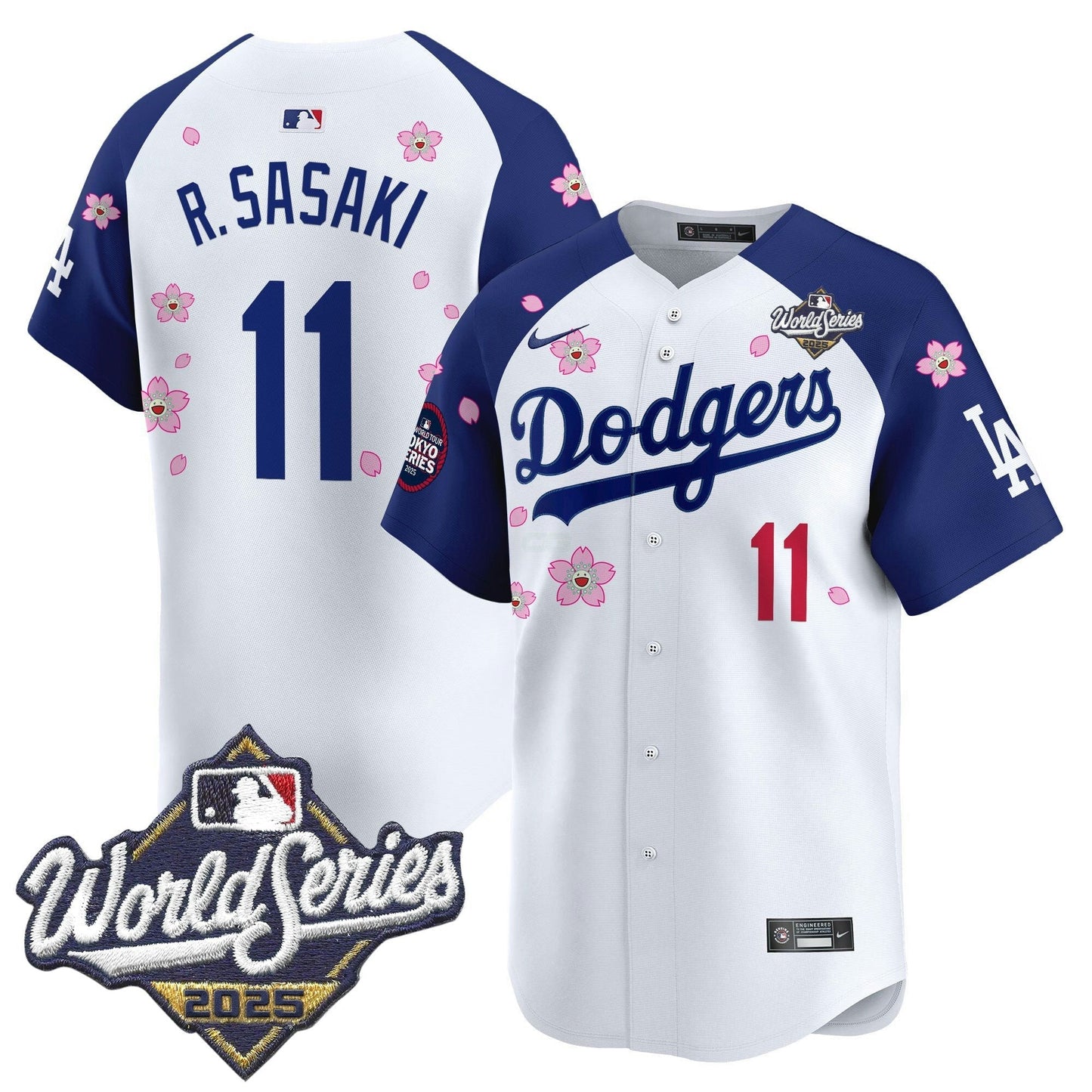 Camisa MLB Men’s 2025 World Series x Tokyo Series Vapor Premier Limited Jersey V2 – Stitched