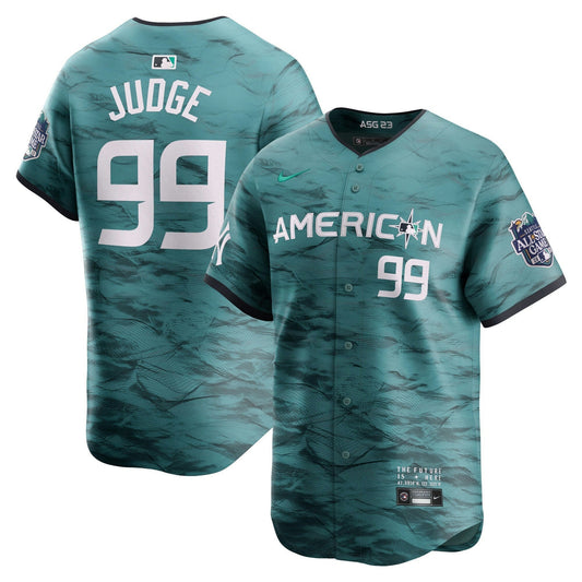 Camisa MLB New York Yankees Men’s American League 2023 All-Star Game Azul-petróleo Jersey