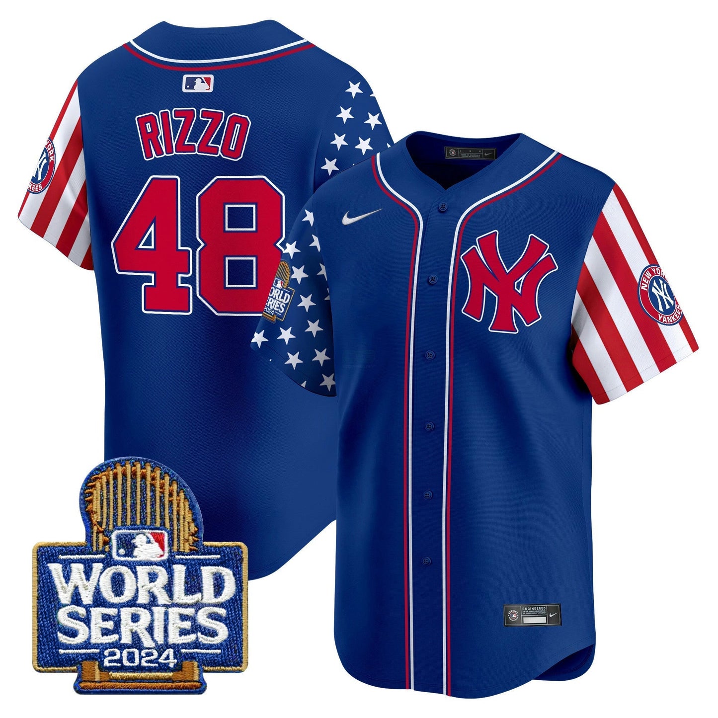 Camisa MLB New York Yankees Men’s American Style 2024 World Series Vapor Premier Limited Jersey