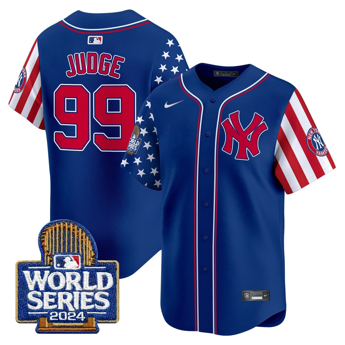 Camisa MLB New York Yankees Men’s American Style 2024 World Series Vapor Premier Limited Jersey