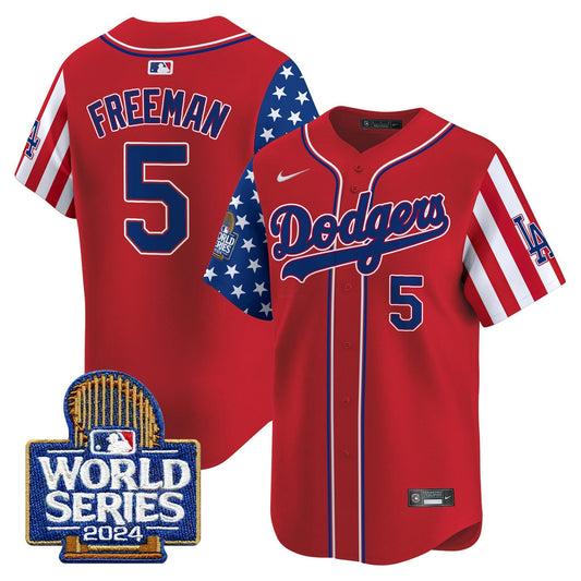 Camisa MLB Los Angeles Dodgers Men’s American Style 2024 World Series Vapor Premier Limited Jersey