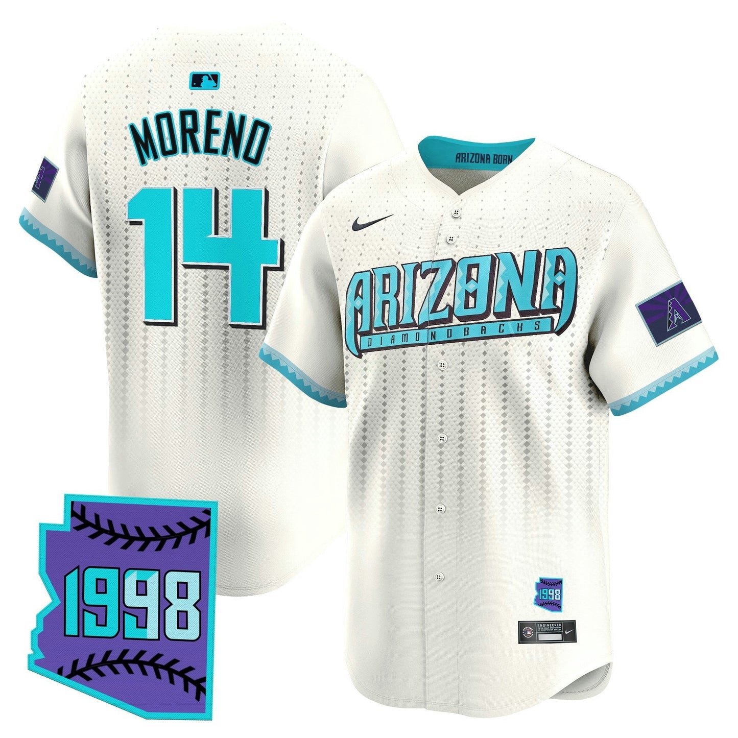 Camisa MLB Men’s Arizona 2025 City Connect Vapor Premier Limited Jersey – Stitched