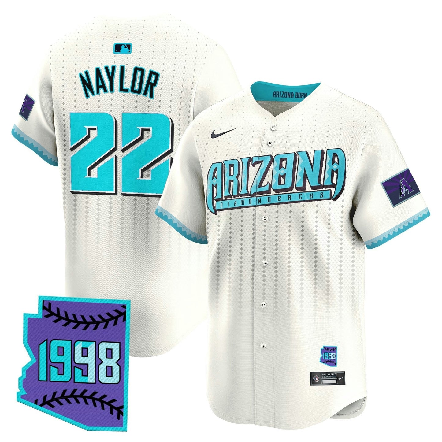 Camisa MLB Men’s Arizona 2025 City Connect Vapor Premier Limited Jersey – Stitched