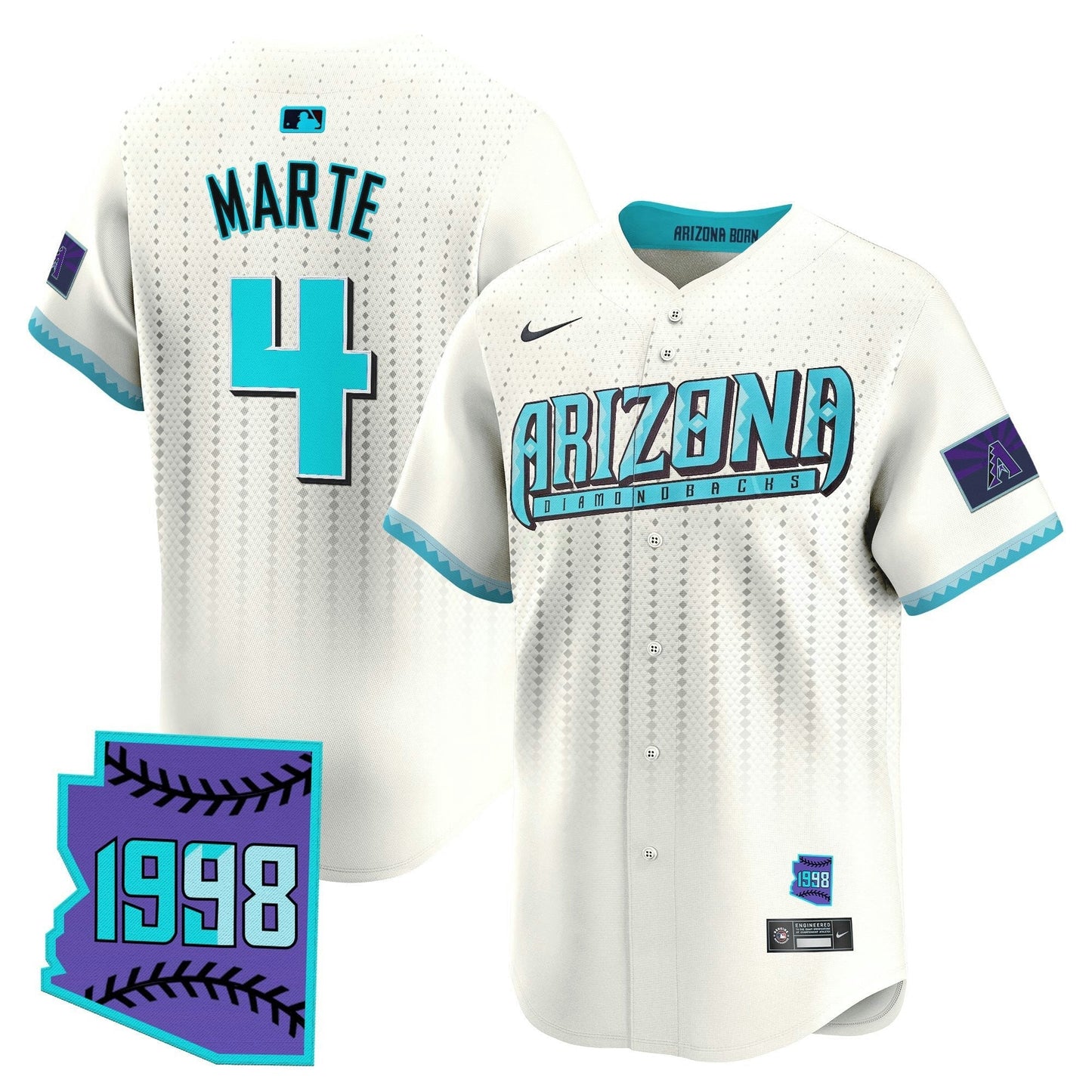 Camisa MLB Men’s Arizona 2025 City Connect Vapor Premier Limited Jersey – Stitched
