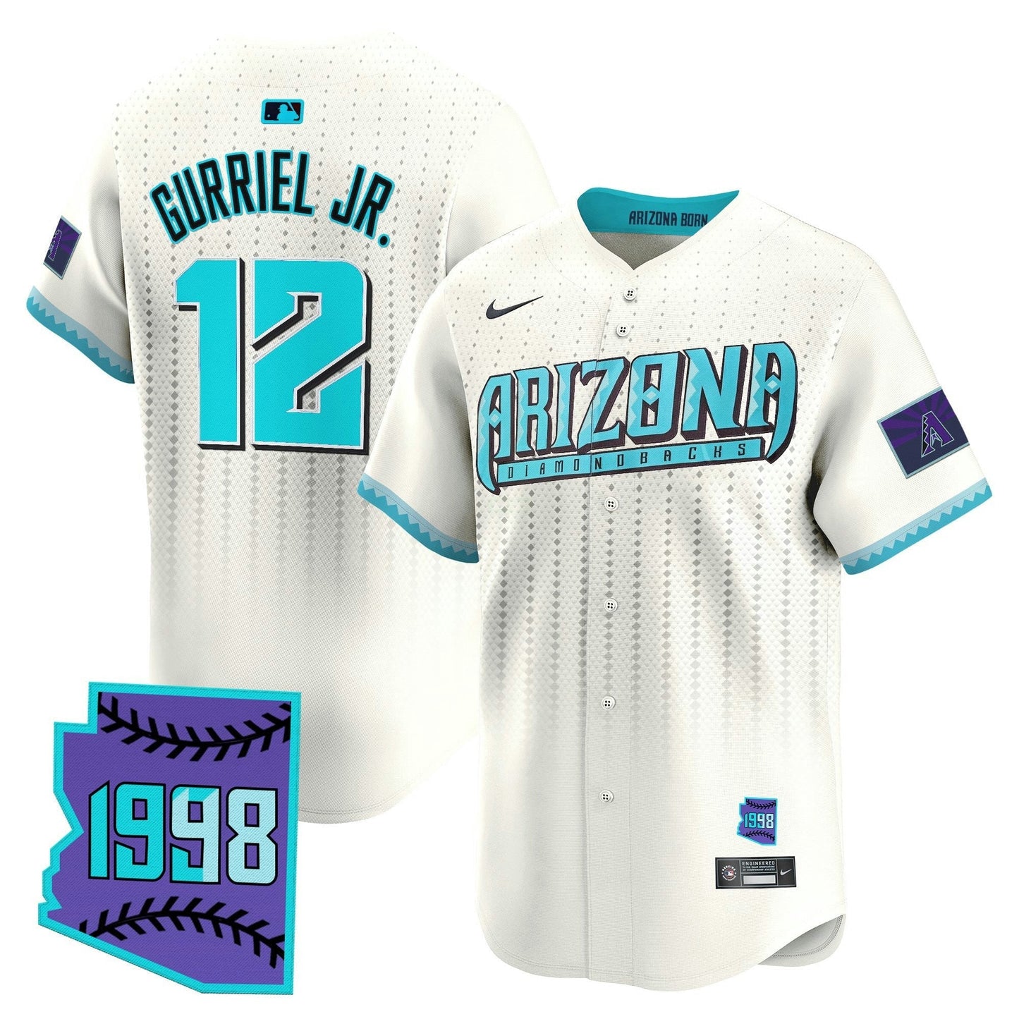 Camisa MLB Men’s Arizona 2025 City Connect Vapor Premier Limited Jersey – Stitched