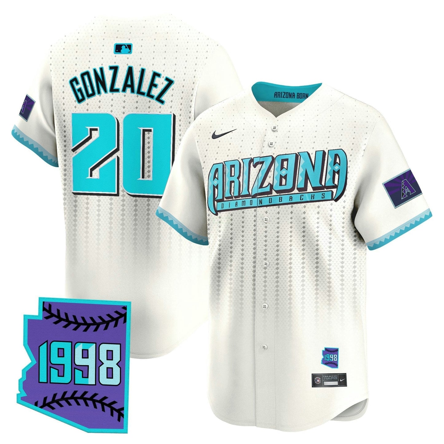 Camisa MLB Men’s Arizona 2025 City Connect Vapor Premier Limited Jersey – Stitched
