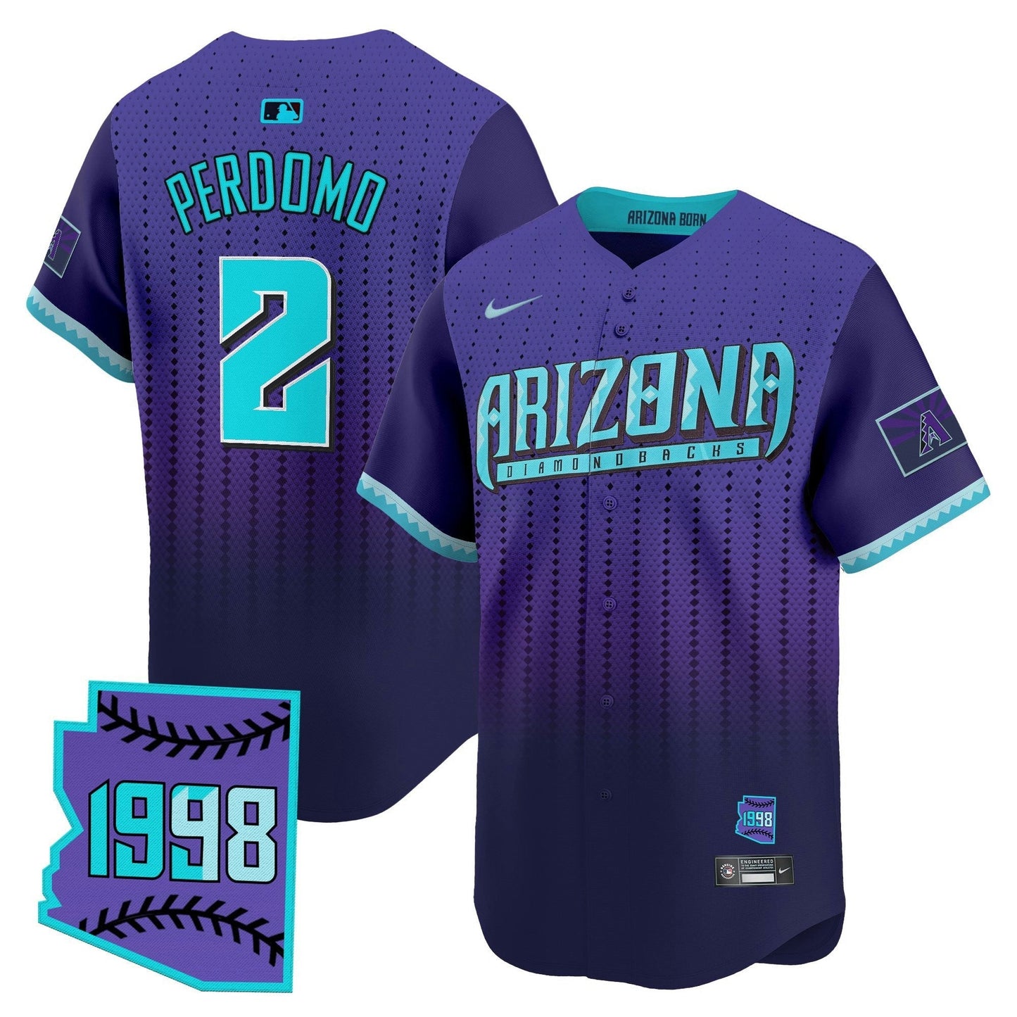 Camisa MLB Men’s Arizona 2025 City Connect Vapor Premier Limited Jersey – Stitched