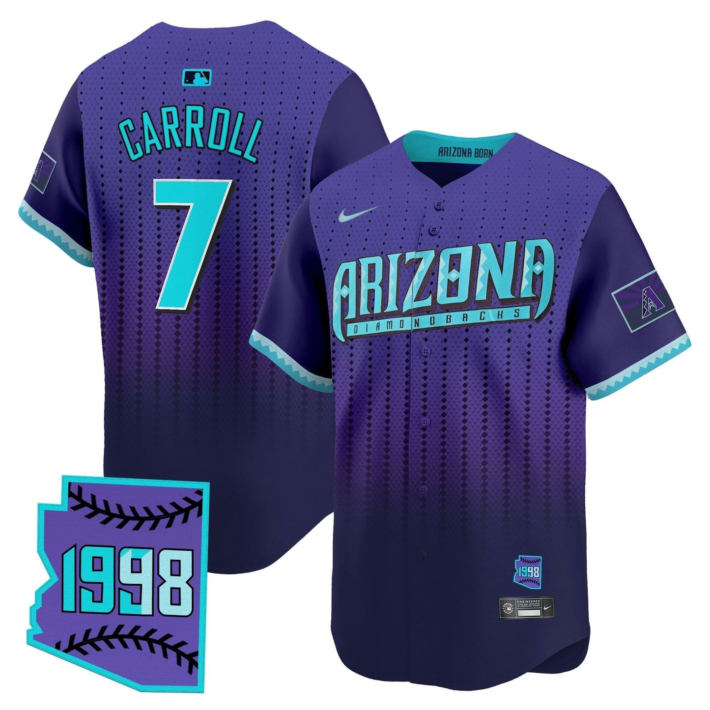 Camisa MLB Men’s Arizona 2025 City Connect Vapor Premier Limited Jersey – Stitched