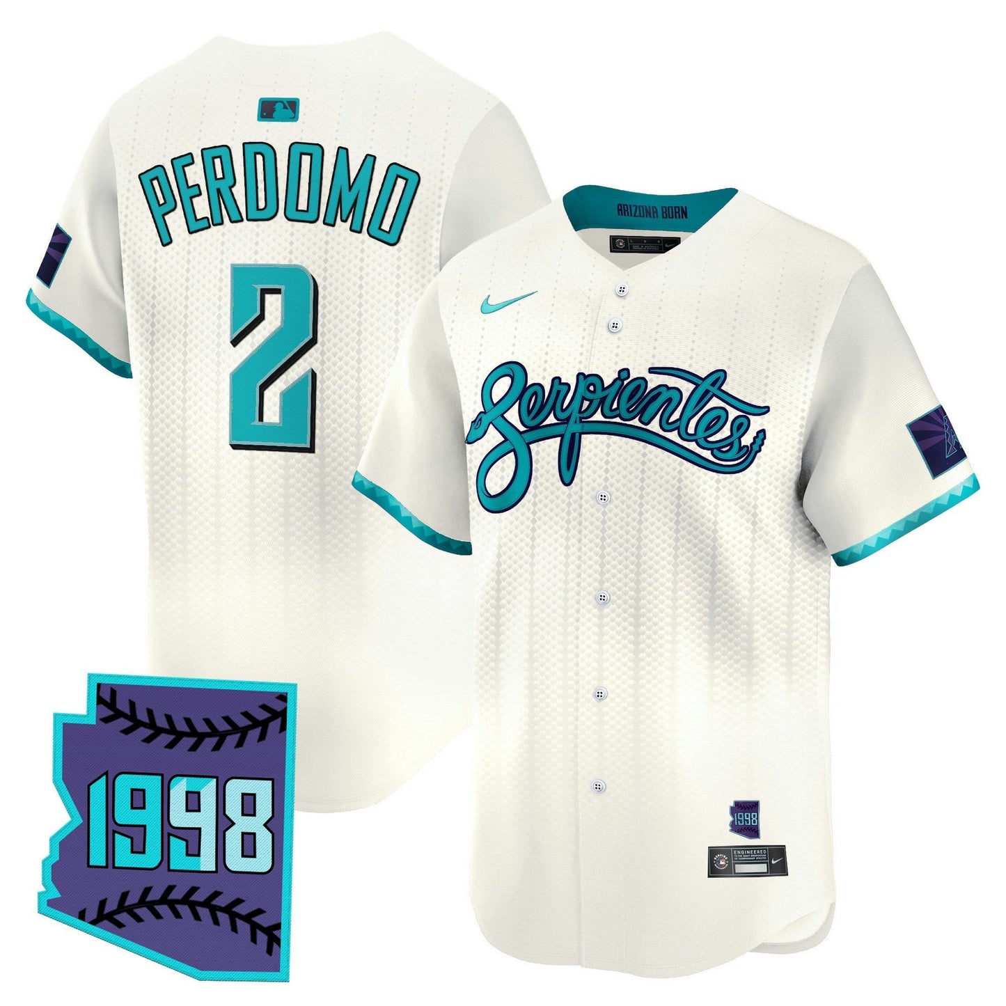 Camisa MLB Men’s Arizona 2025 City Connect Vapor Premier Limited Jersey V2 – Stitched