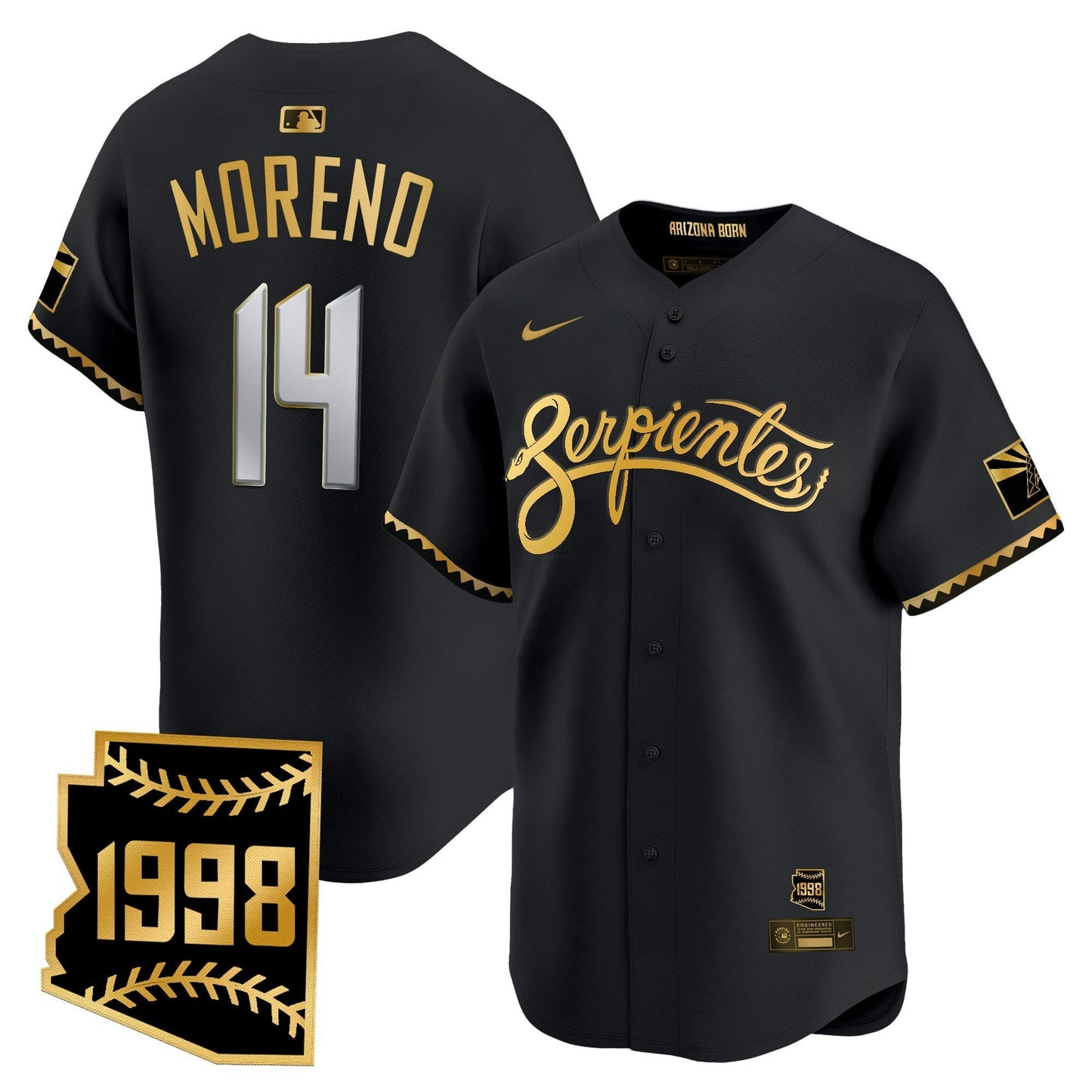 Camisa MLB Men’s Arizona 2025 City Connect Vapor Premier Limited Jersey V2 – Stitched