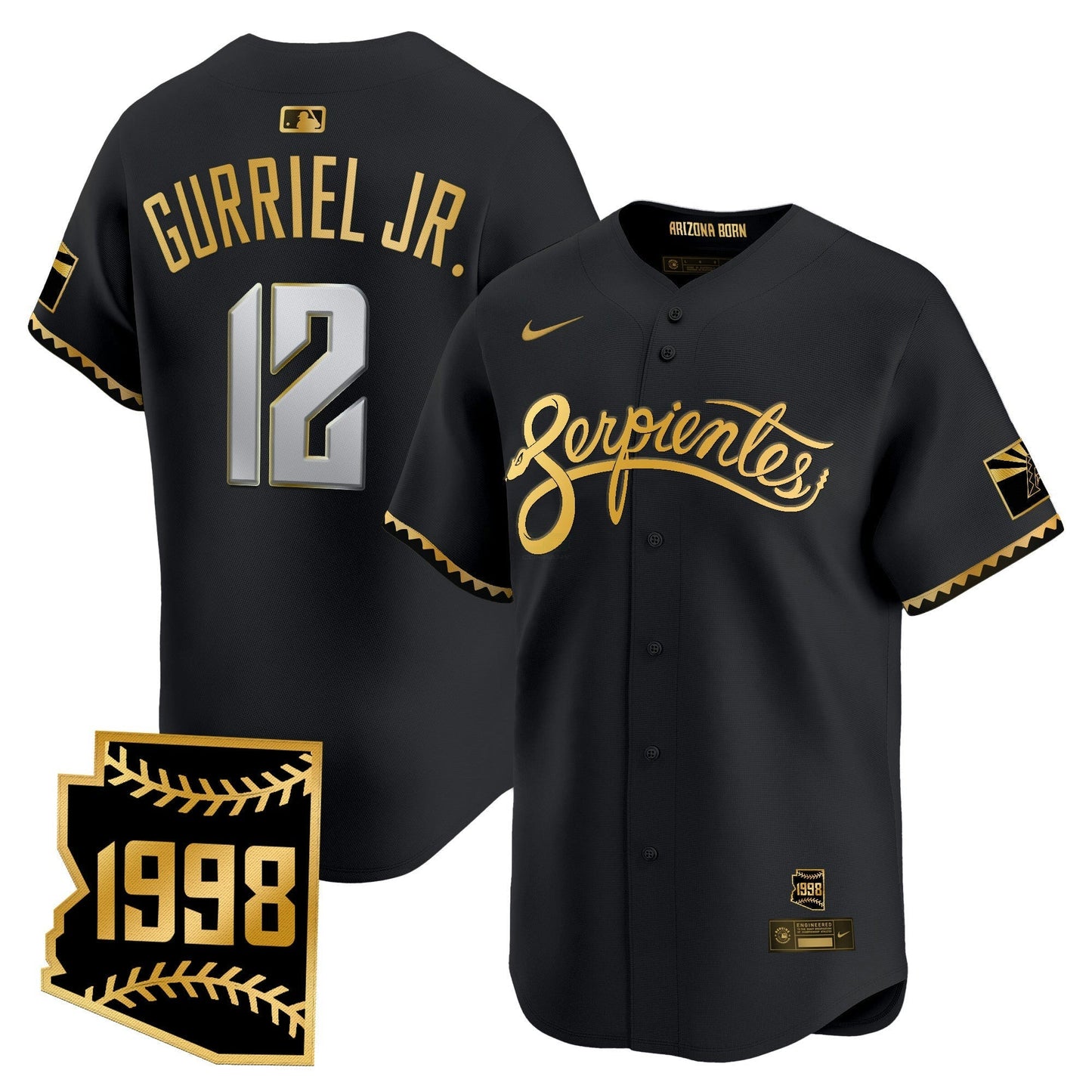 Camisa MLB Men’s Arizona 2025 City Connect Vapor Premier Limited Jersey V2 – Stitched