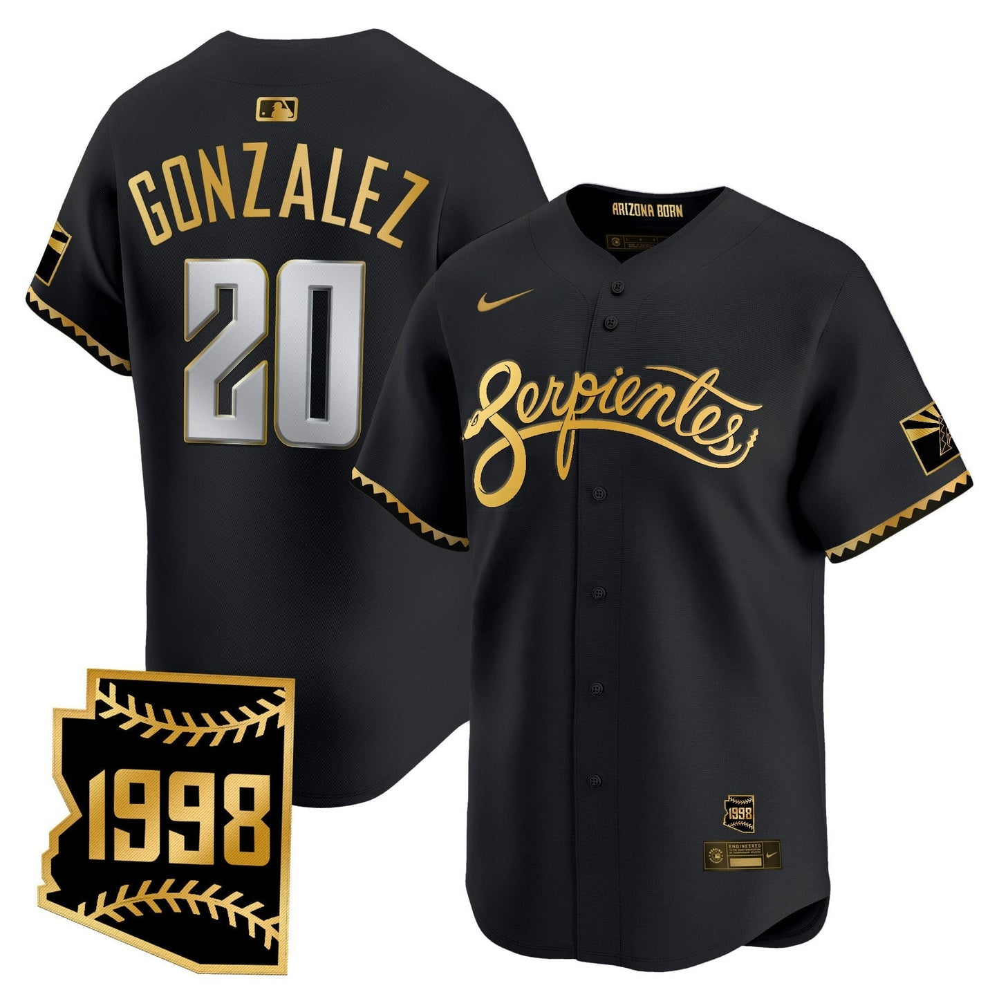 Camisa MLB Men’s Arizona 2025 City Connect Vapor Premier Limited Jersey V2 – Stitched