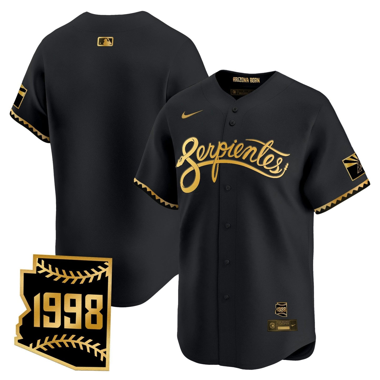 Camisa MLB Men’s Arizona 2025 City Connect Vapor Premier Limited Jersey V2 – Stitched