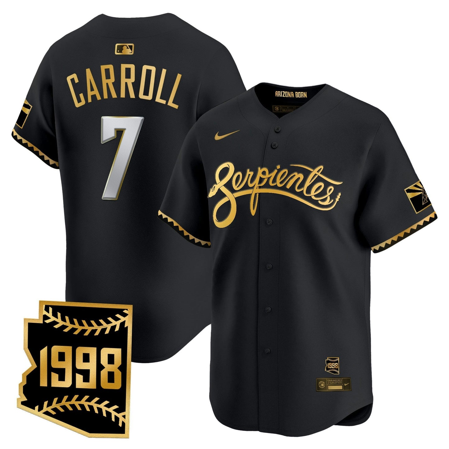 Camisa MLB Men’s Arizona 2025 City Connect Vapor Premier Limited Jersey V2 – Stitched