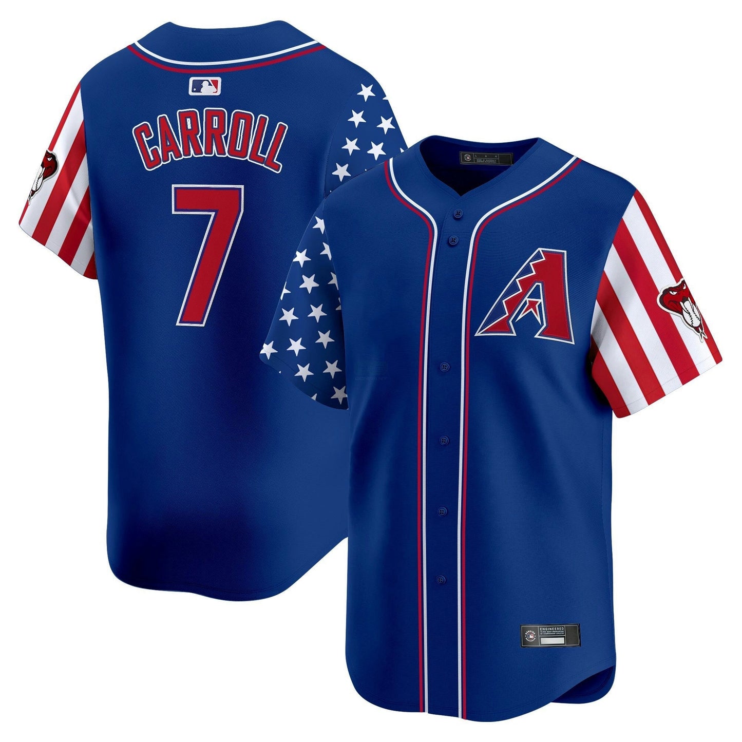 Camisa MLB Men’s Arizona 2025 Independence Day Vapor Premier Limited Jersey