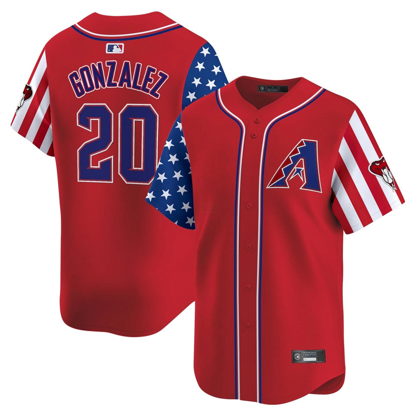 Camisa MLB Men’s Arizona 2025 Independence Day Vapor Premier Limited Jersey