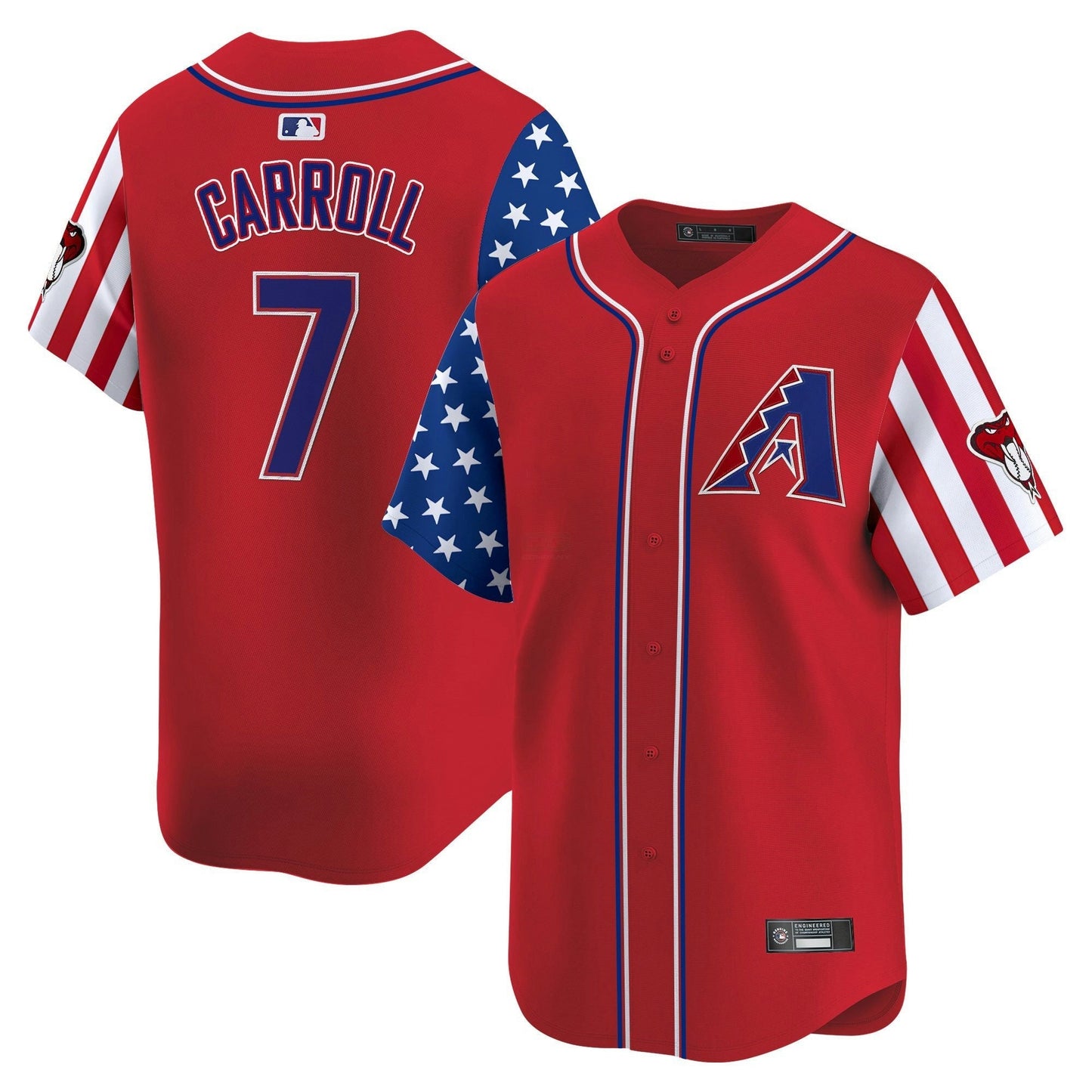 Camisa MLB Men’s Arizona 2025 Independence Day Vapor Premier Limited Jersey