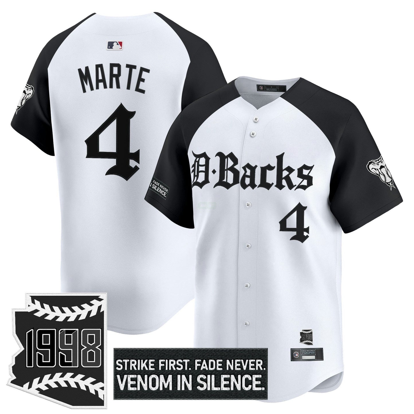 Camisa MLB Men’s Arizona ‘Gothic Desert Fang Edition’ Vapor Premier Limited Jersey V2