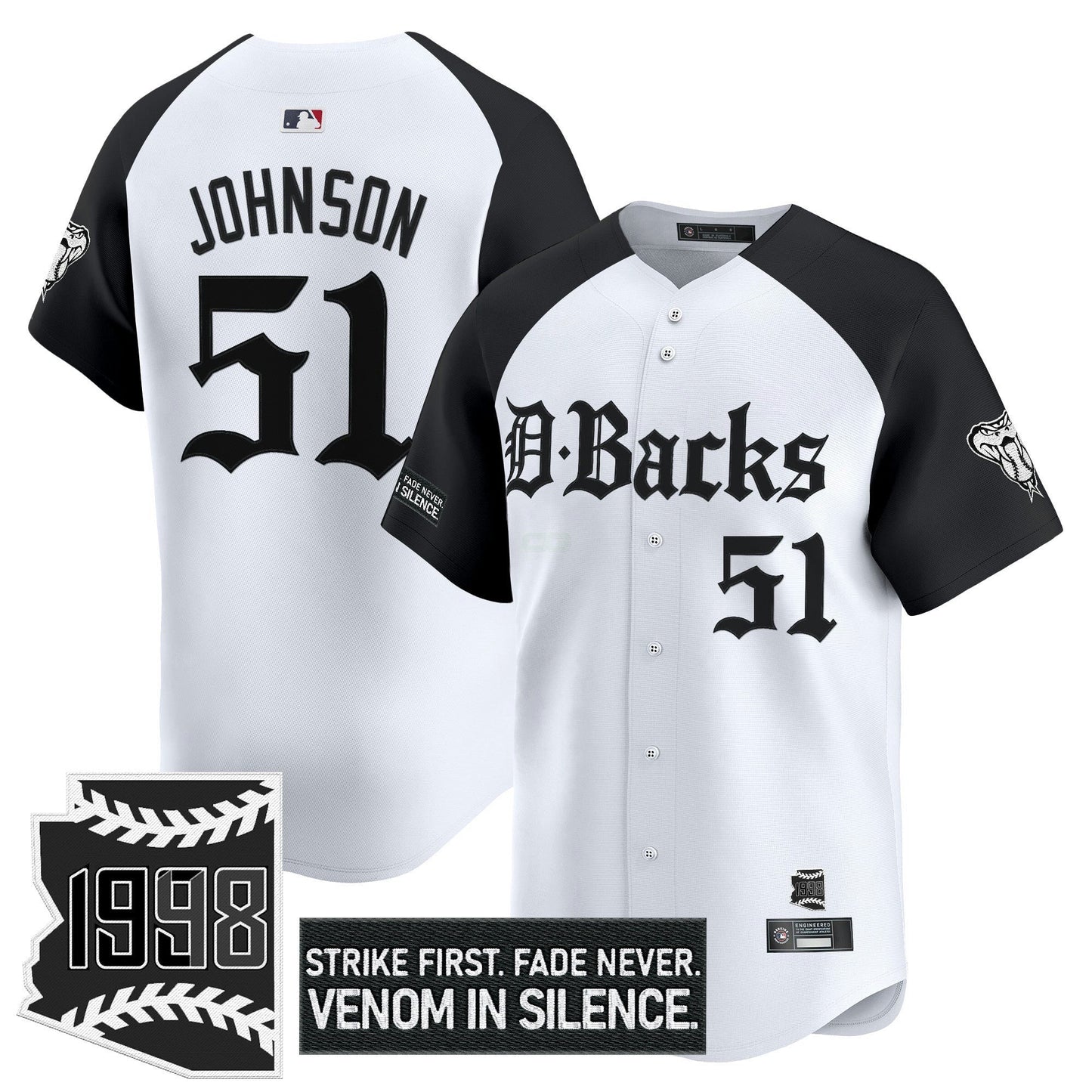 Camisa MLB Men’s Arizona ‘Gothic Desert Fang Edition’ Vapor Premier Limited Jersey V2